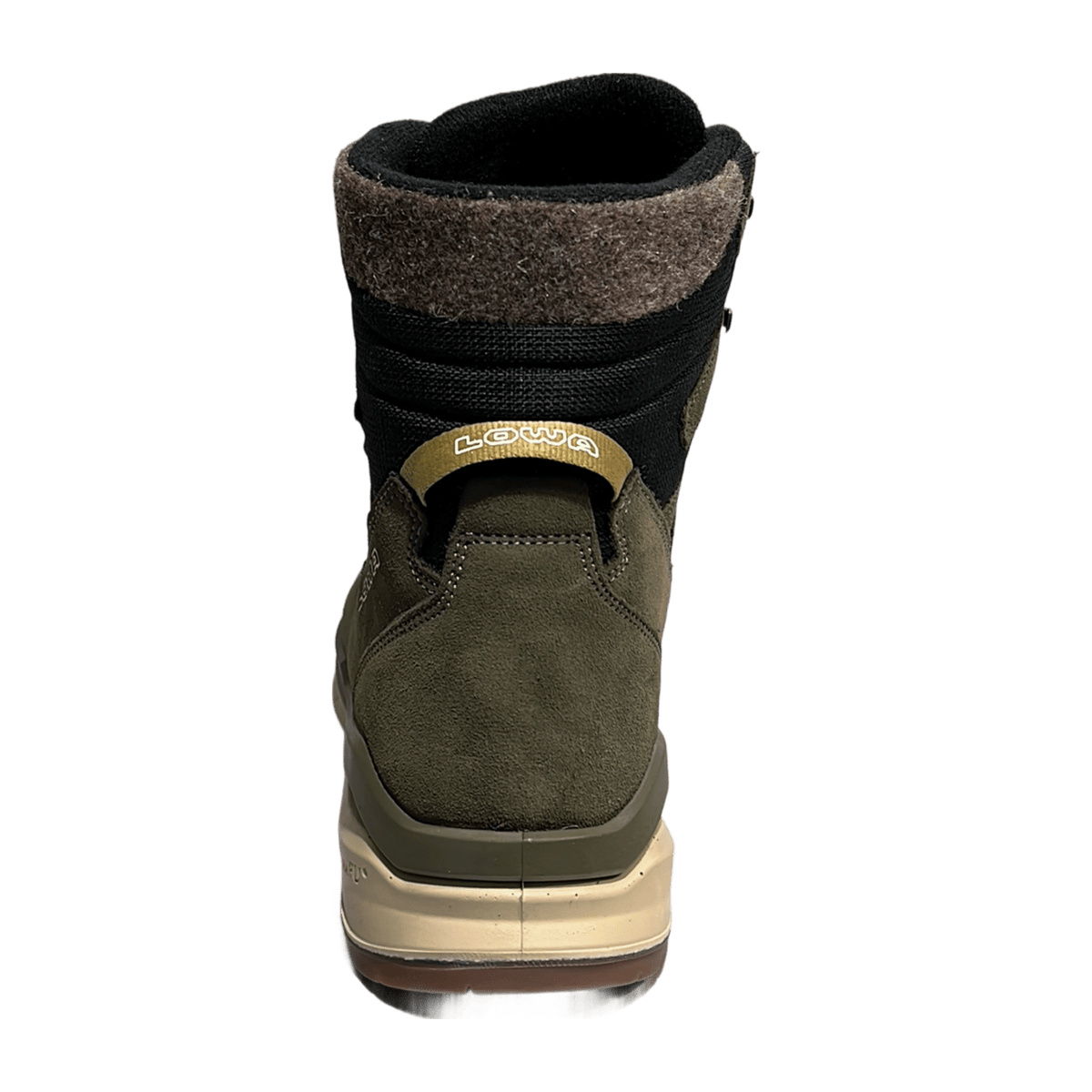 LOWA Ottawa Evo GTX Men's Waterproof Winter Boots Olive Amber Green