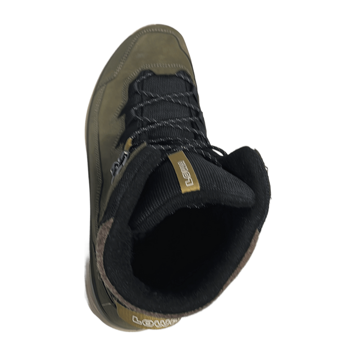 LOWA Ottawa Evo GTX Men's Waterproof Winter Boots Olive Amber Green