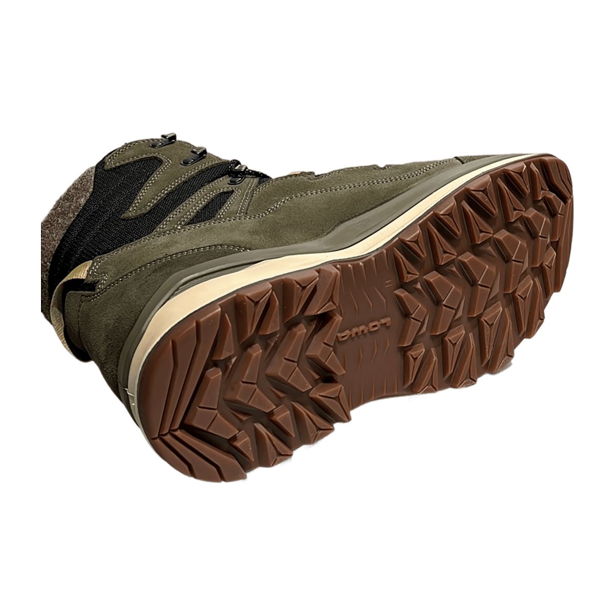 LOWA Ottawa Evo GTX Men's Waterproof Winter Boots Olive Amber Green