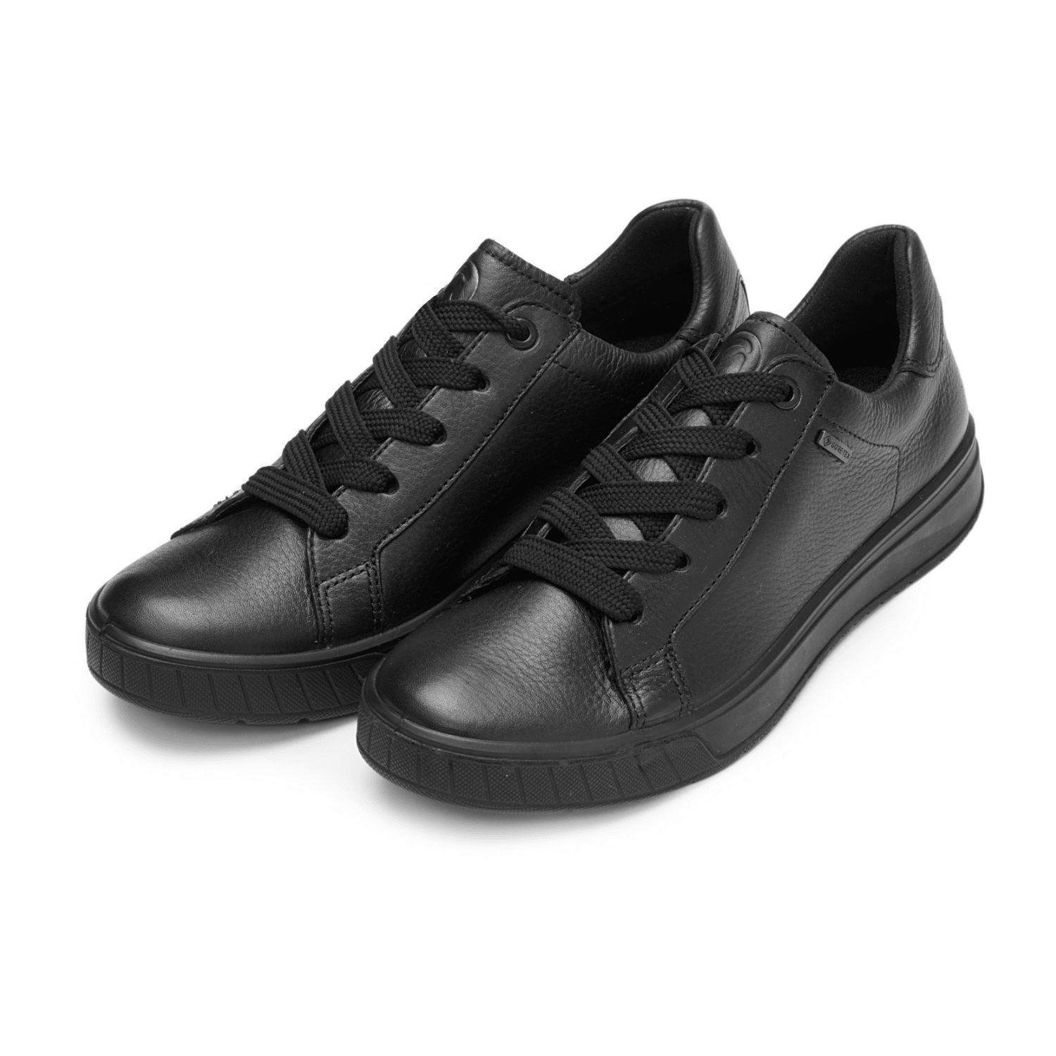 ARA ROM-GTX Women's Sneaker Boots in Smooth Leather, Black