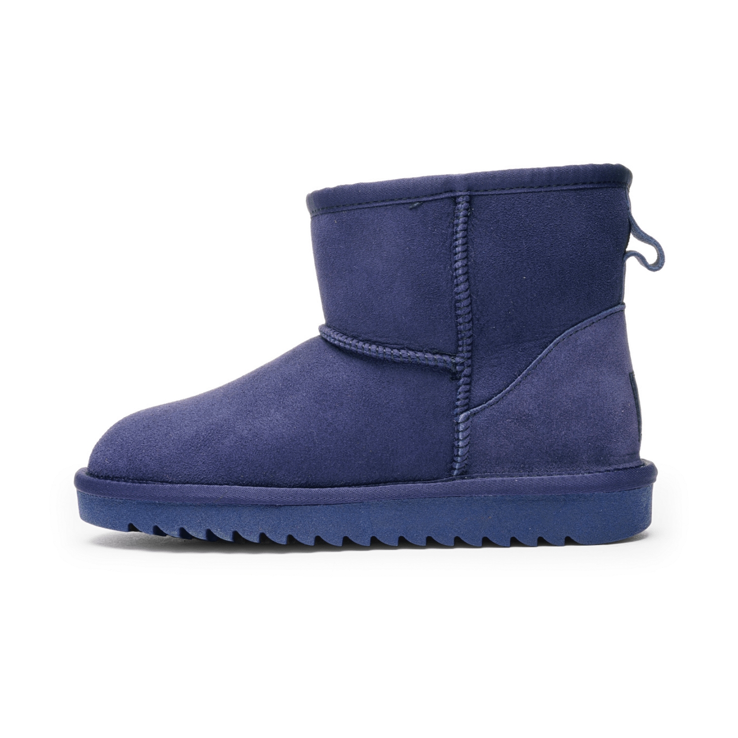 ARA Alaska Boots for Women - Classic Blue Boots with Suede-Like Finish and Wool Lining, Pull-On Design - Bartel-Shop