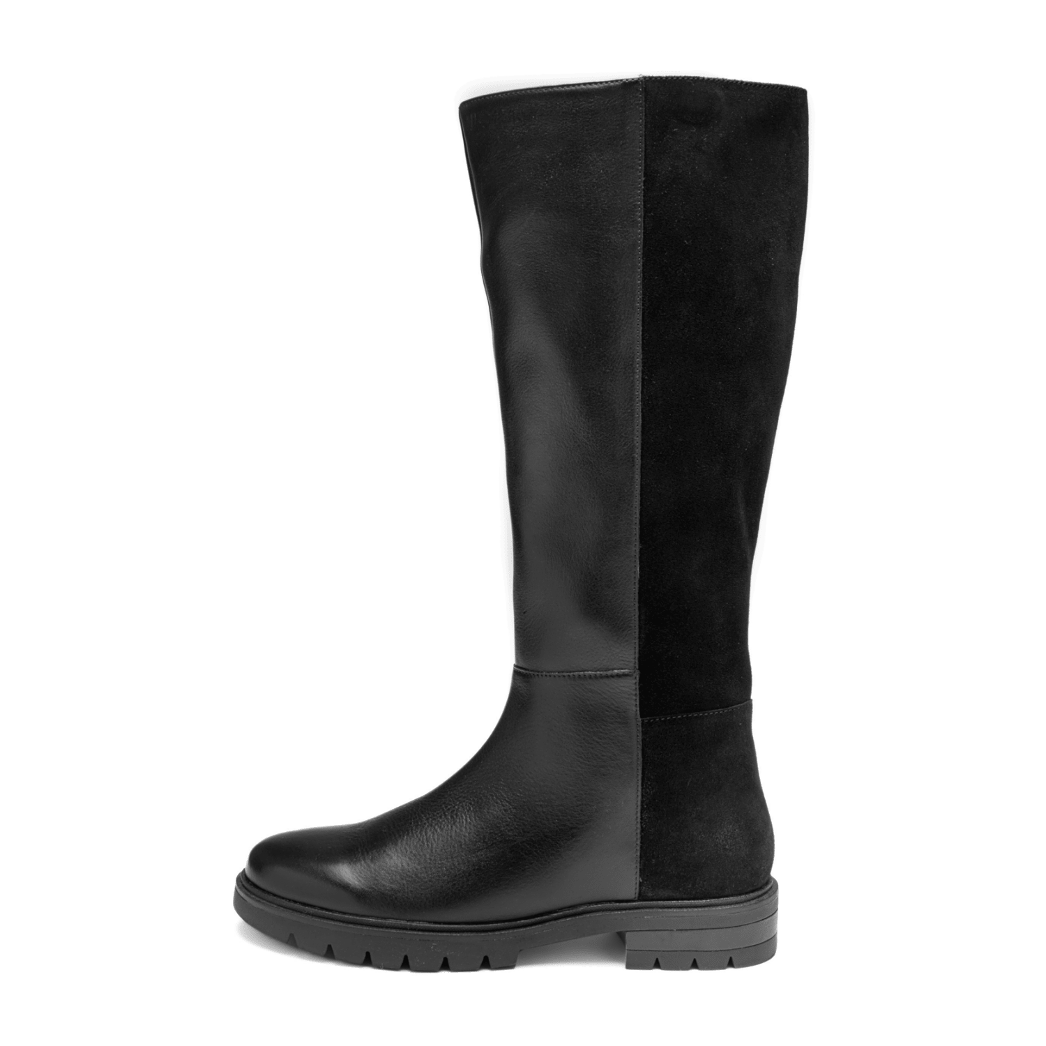 ARA CAMBRIDGE Women's Leather Boots with Zipper, Black, Cold-Weather Lined, Round Toe, Rubber Sole