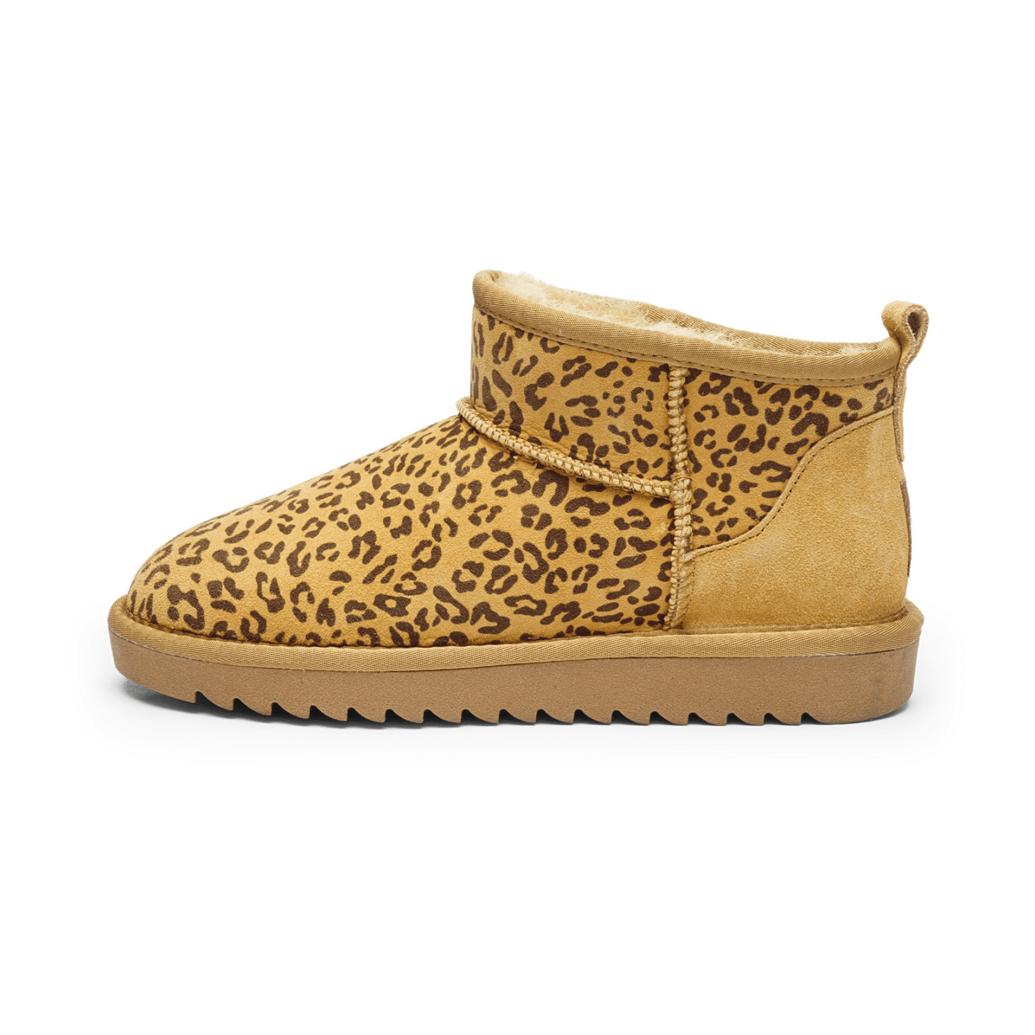 ara Alaska Women's Boots, Faux Suede, Pull-On Boots with Wool Lining, Classic Style, Round Toe, Animal Print Color - Bartel-Shop