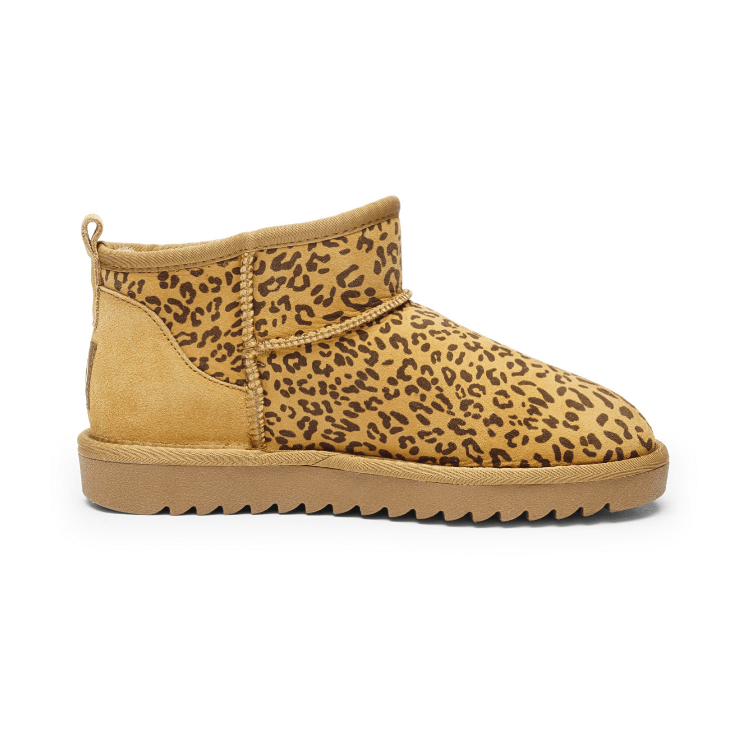 ara Alaska Women's Boots, Faux Suede, Pull-On Boots with Wool Lining, Classic Style, Round Toe, Animal Print Color - Bartel-Shop