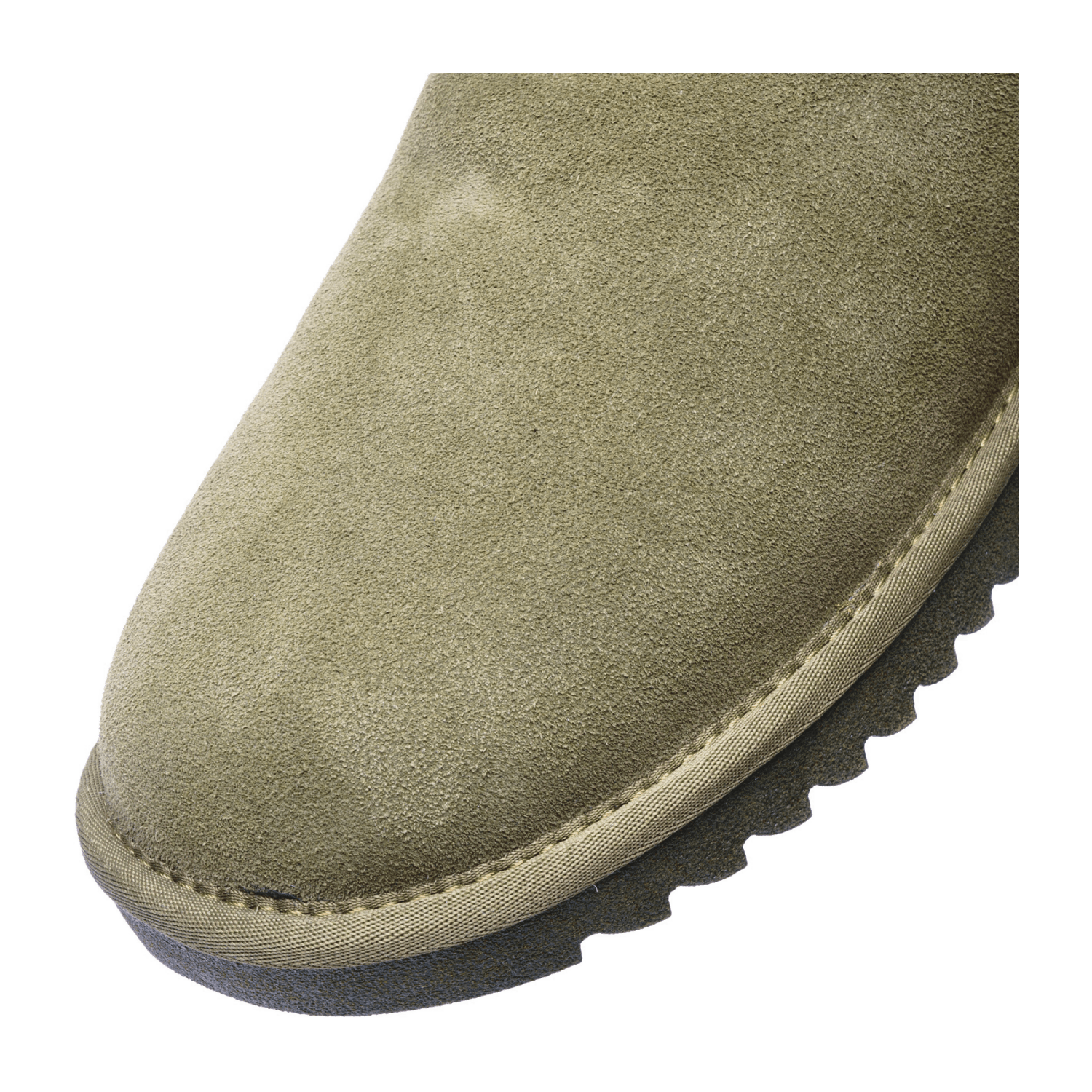 ARA Women's Alaska Suede-Look Ankle Boots with Wool Lining, Pull-On Chelsea Boots, Classic Army Green - Bartel-Shop