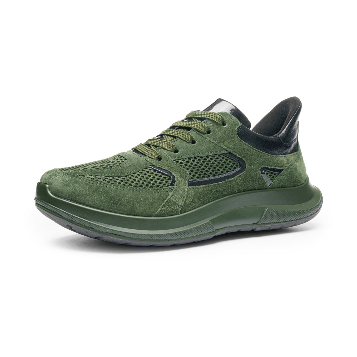 ARA Motion Sneaker Women's Lace-Up Shoes Green Cold Weather Lined with Removable Insole - Bartel-Shop