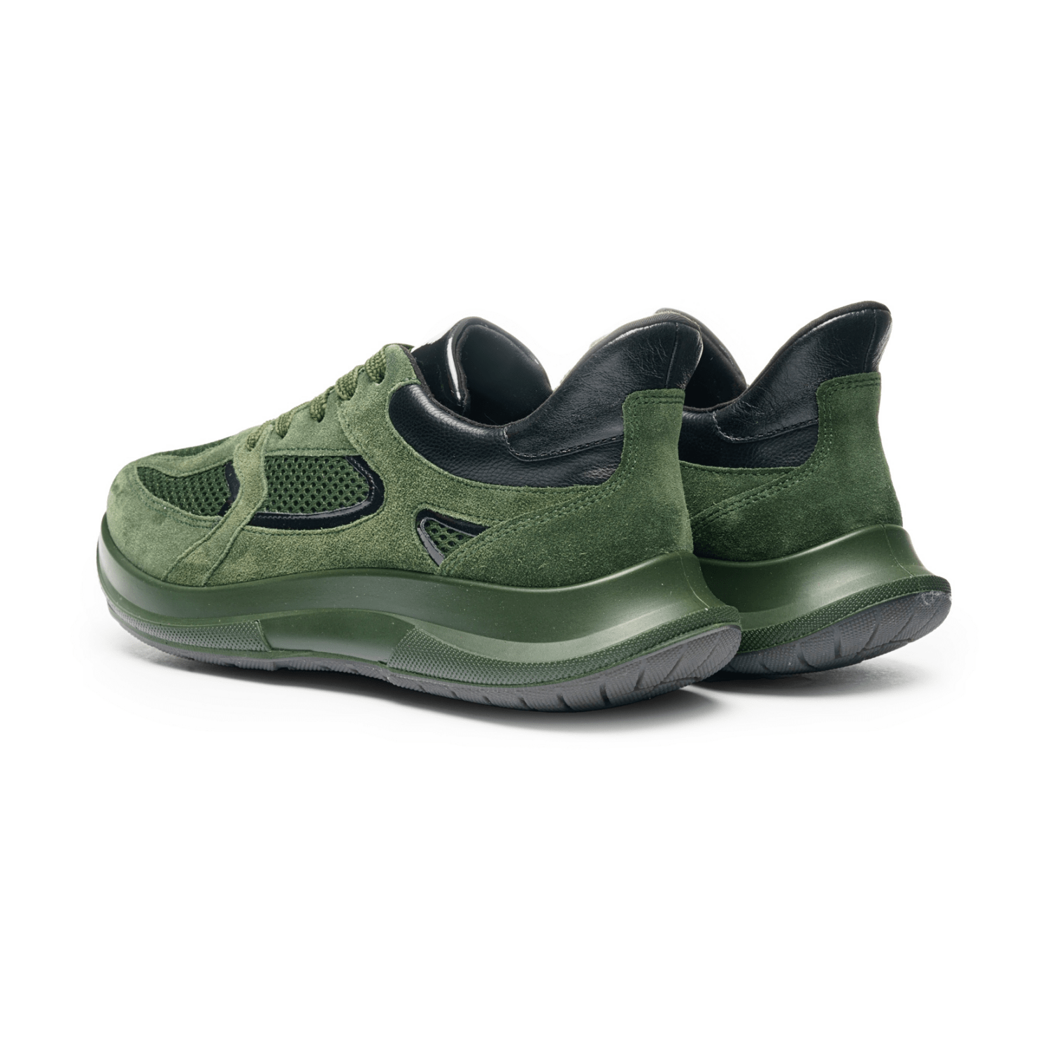 ARA Motion Sneaker Women's Lace-Up Shoes Green Cold Weather Lined with Removable Insole - Bartel-Shop