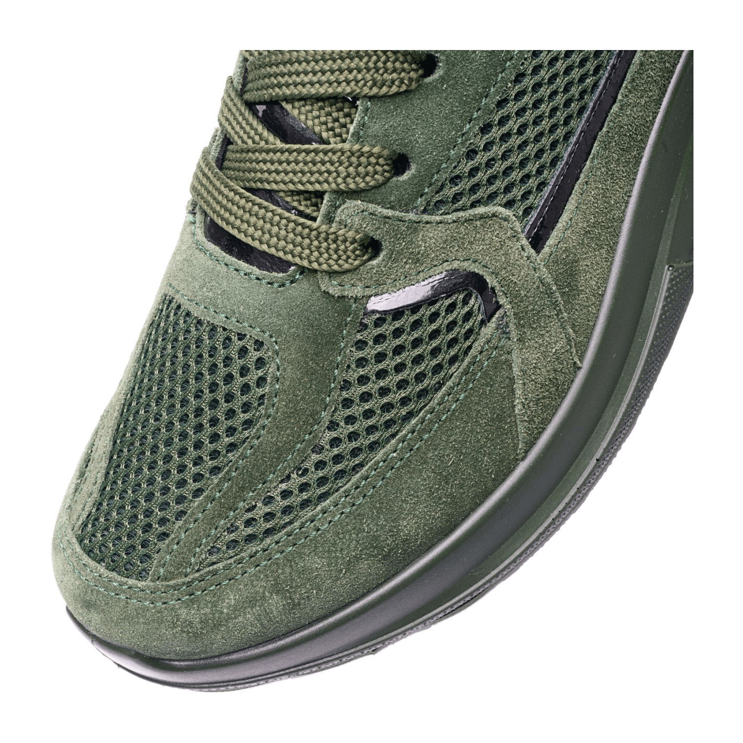 ARA Motion Sneaker Women's Lace-Up Shoes Green Cold Weather Lined with Removable Insole - Bartel-Shop