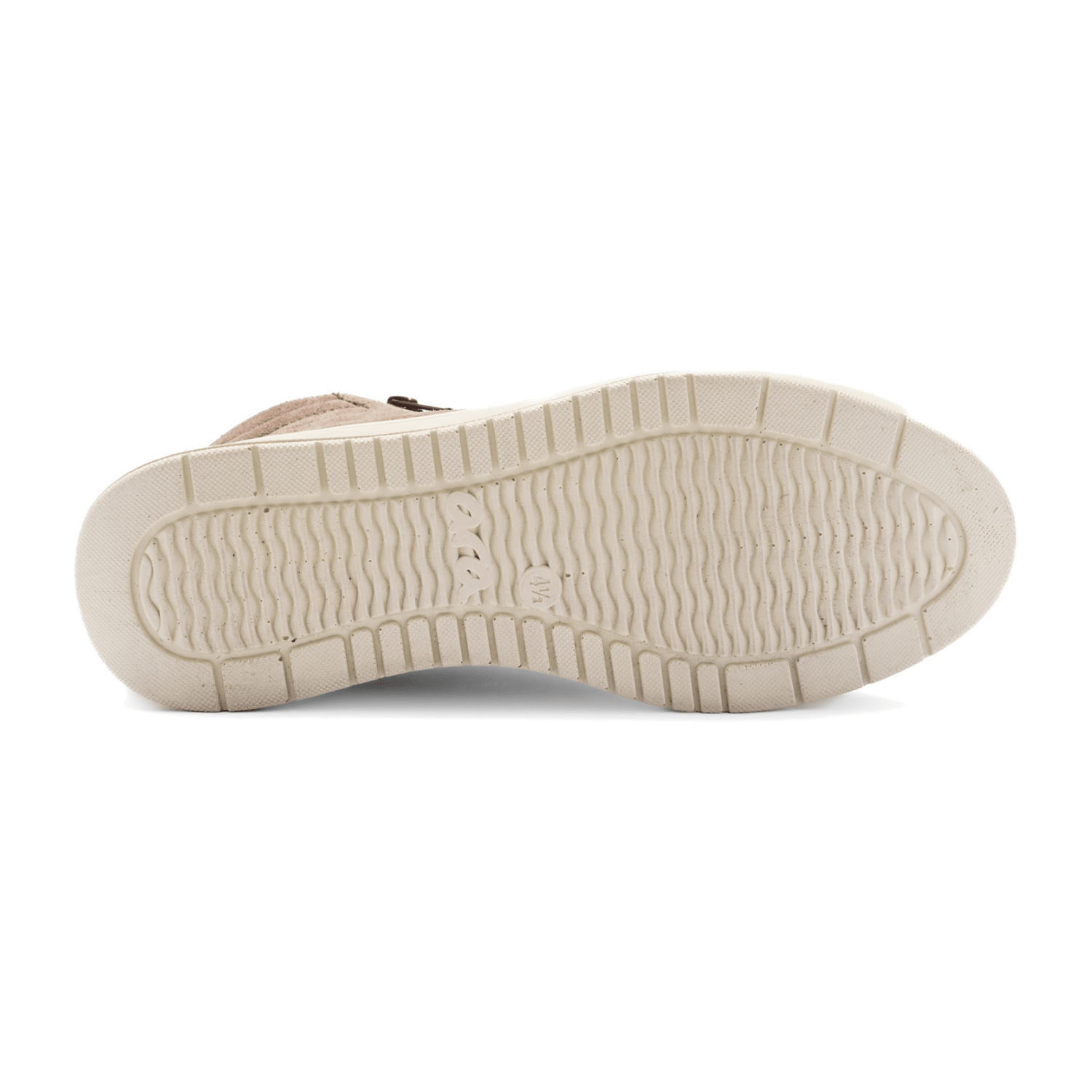 ARA Rom Women's Velour Leather Sneakers in Beige with Lace-Up Closure - Bartel-Shop