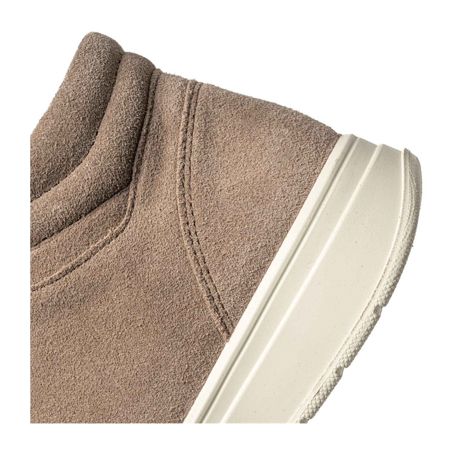 ARA Rom Women's Velour Leather Sneakers in Beige with Lace-Up Closure - Bartel-Shop