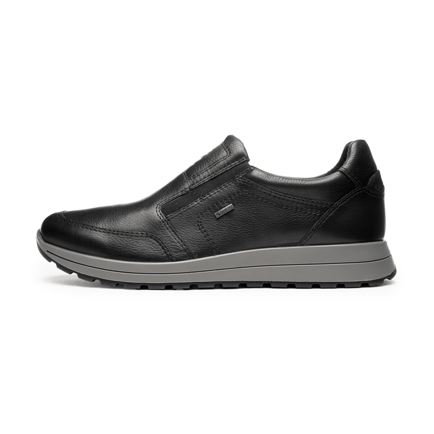 Ara MATTEO Men's Leather Slippers with Lacing and Warm Lining, Black - Bartel-Shop