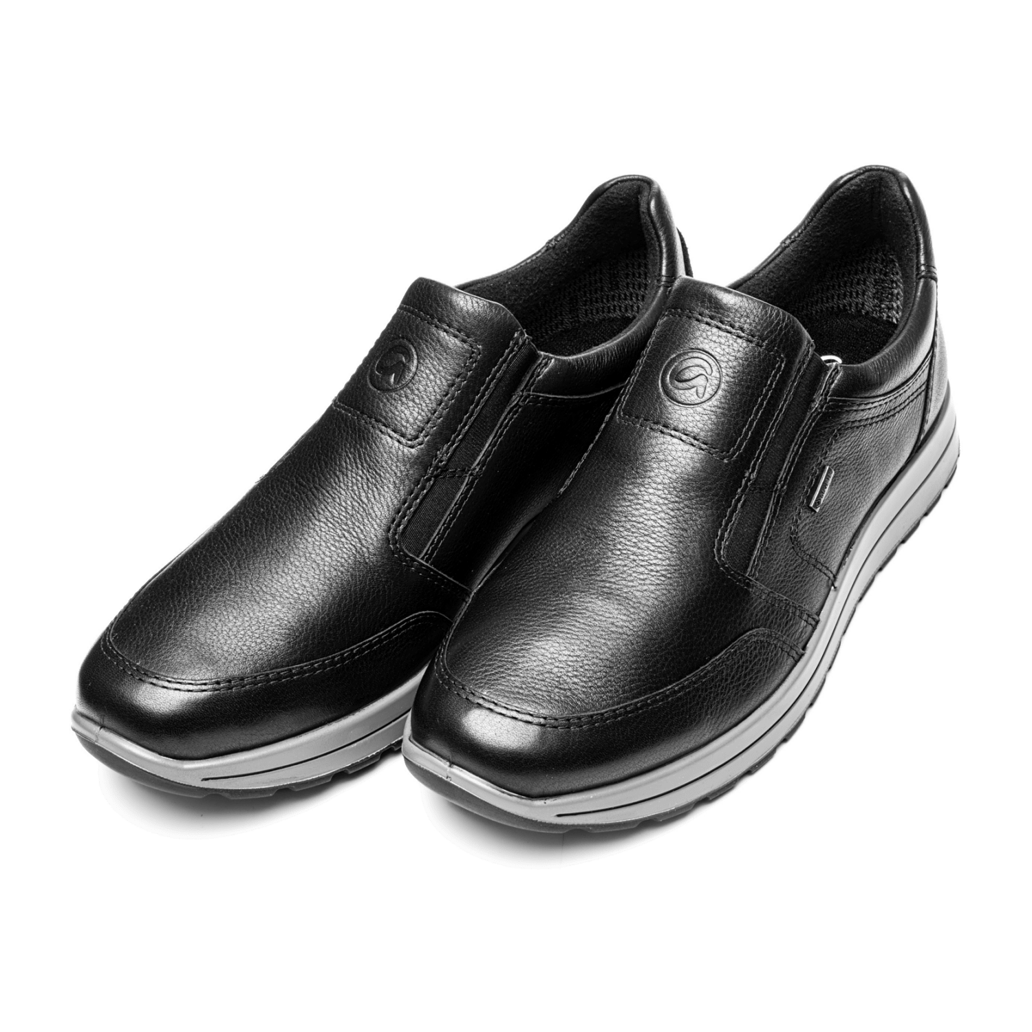 Ara MATTEO Men's Leather Slippers with Lacing and Warm Lining, Black - Bartel-Shop