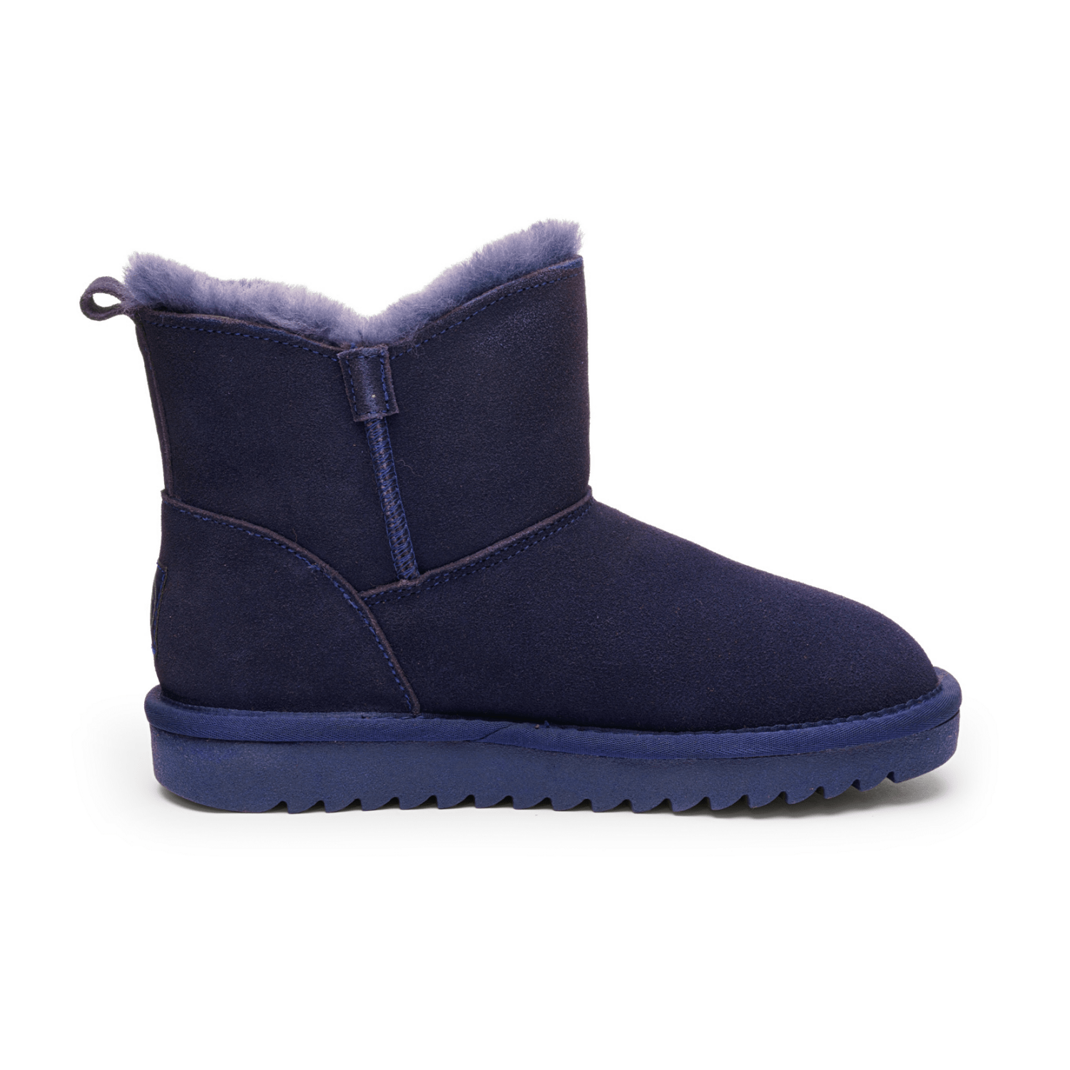ARA Alaska Boots Women's Suede-Look Classic Pull-On Boots with Wool Lining in Ocean Blue - Bartel-Shop