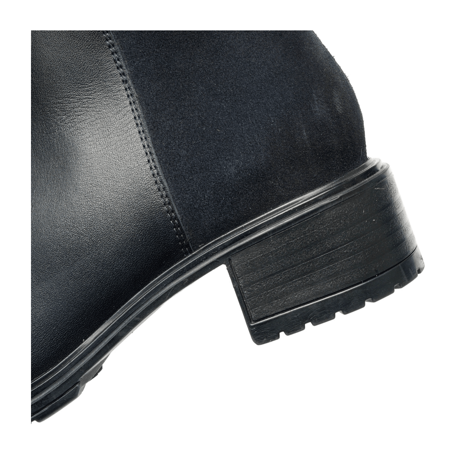 ARA Parker Women's Boots in Smooth Blue Leather with Zipper - Classic Style with Round Toe - Bartel-Shop