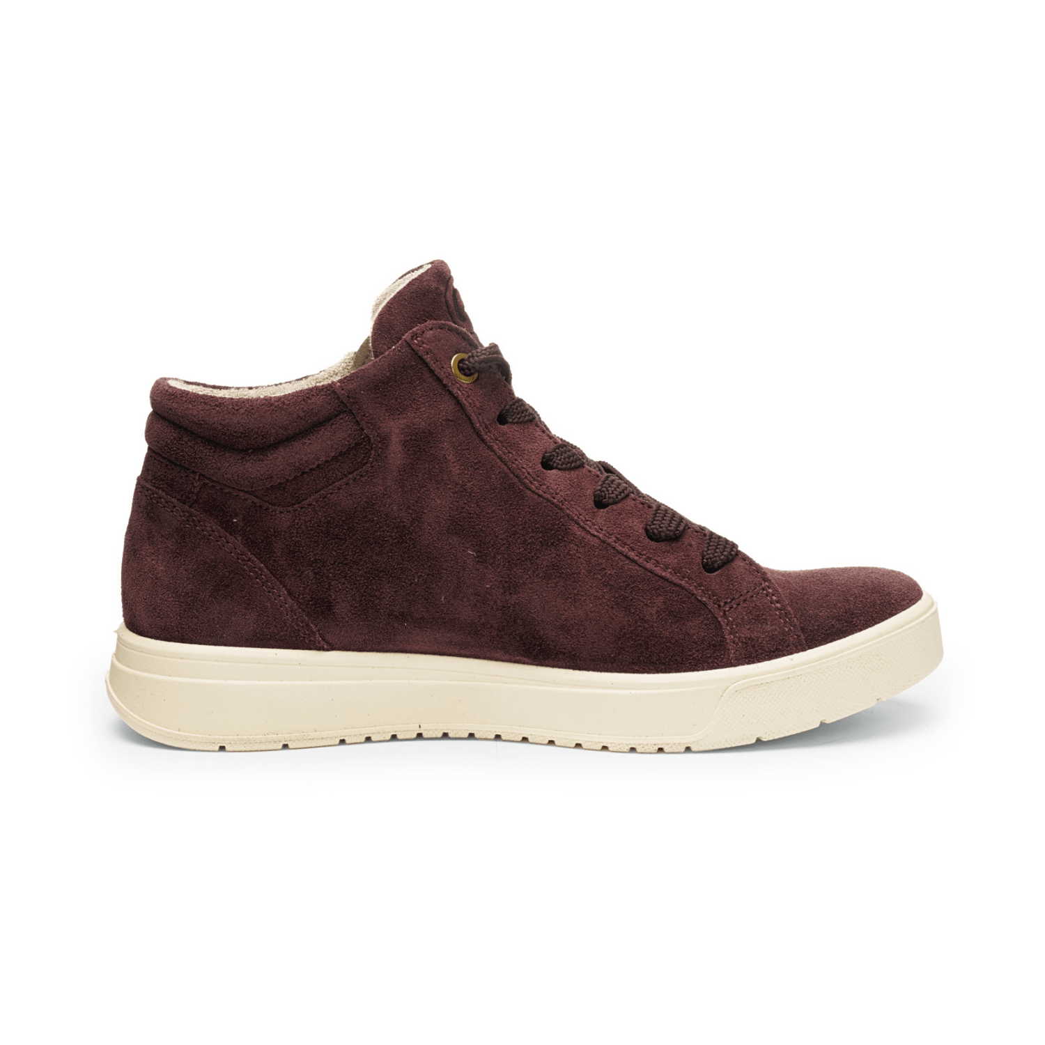 ARA Rom 2.0 Women's Velour Leather Sneakers in Red with Lace-Up Closure - Bartel-Shop