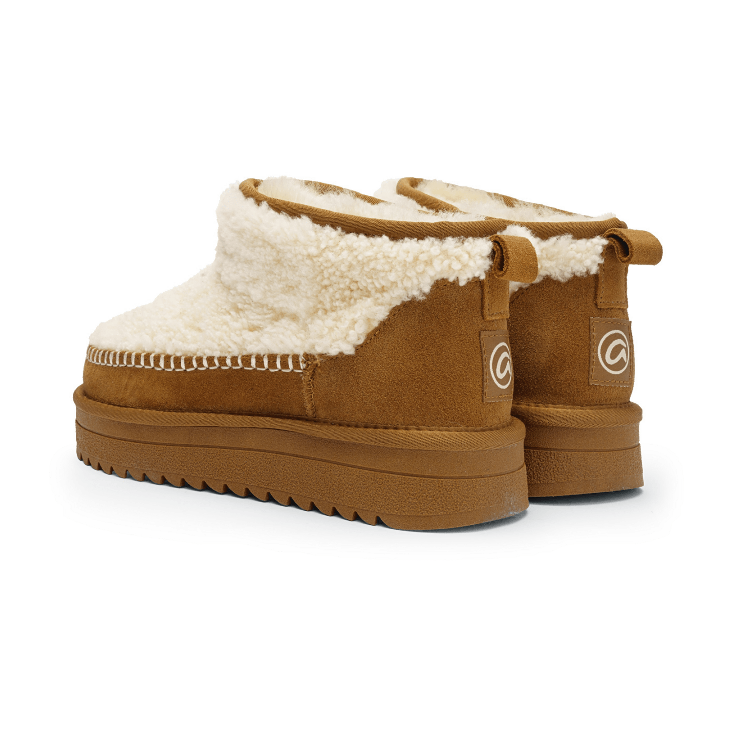 ARA Women's ARKTIS Suede-Look Ankle Boots with Wool Lining Classic Pull-On Boots in Brown - Bartel-Shop