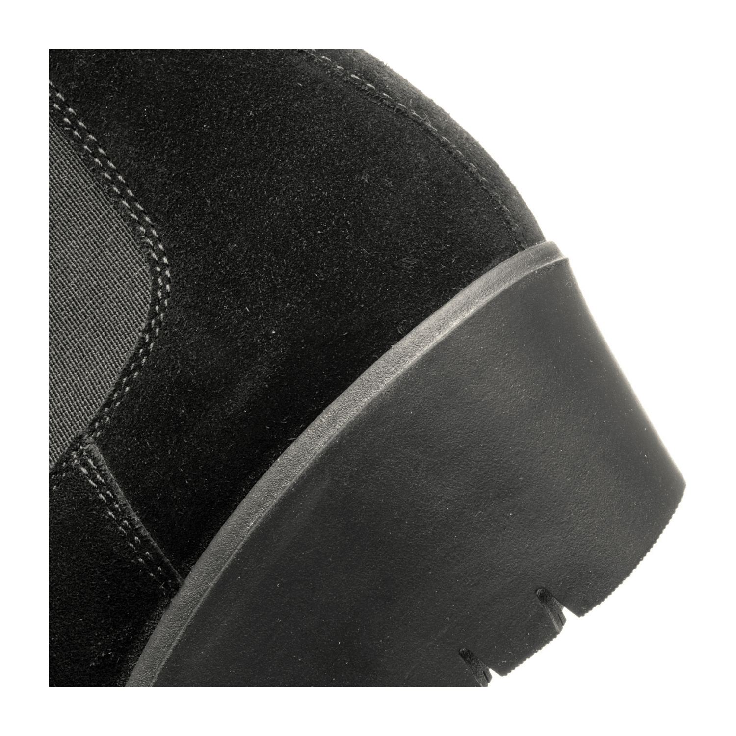 ARA COMO Women's Nubuck Leather Boots Black Classic with Zipper and Winter Lining - Bartel-Shop