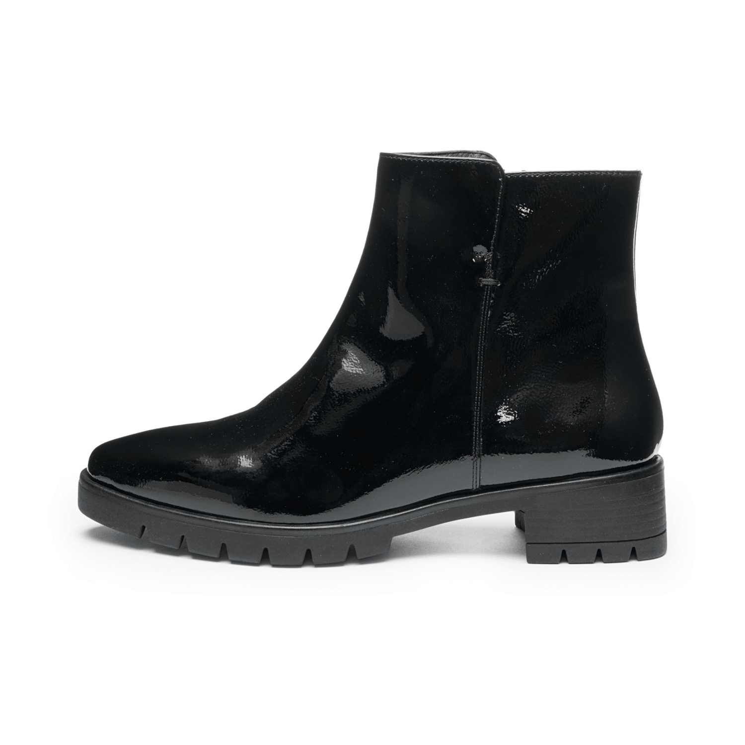 ARA Napoli Women's Derby Lace-Up Ankle Boots with Mesh Upper, Leather Lining, and Rubber Sole in Black - Bartel-Shop