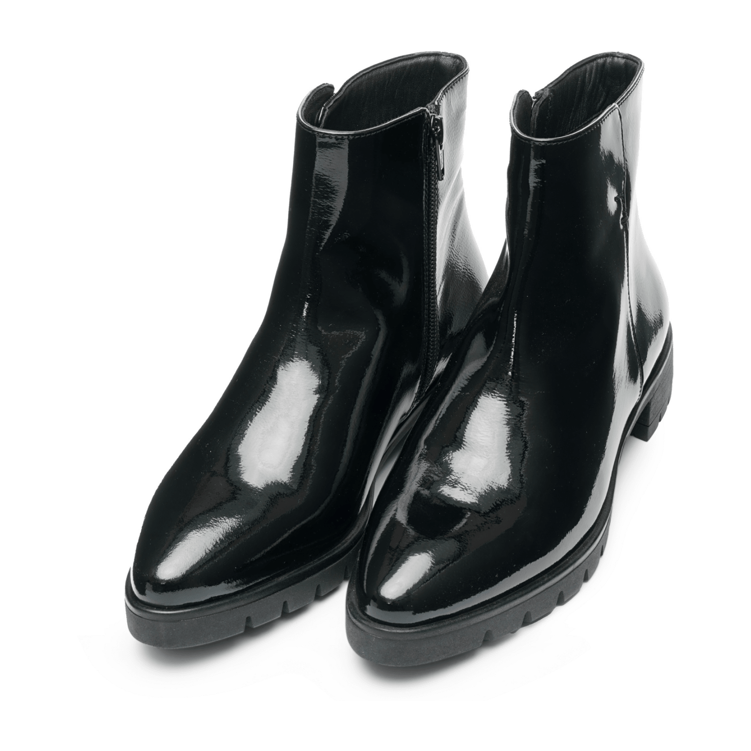 ARA Napoli Women's Derby Lace-Up Ankle Boots with Mesh Upper, Leather Lining, and Rubber Sole in Black - Bartel-Shop