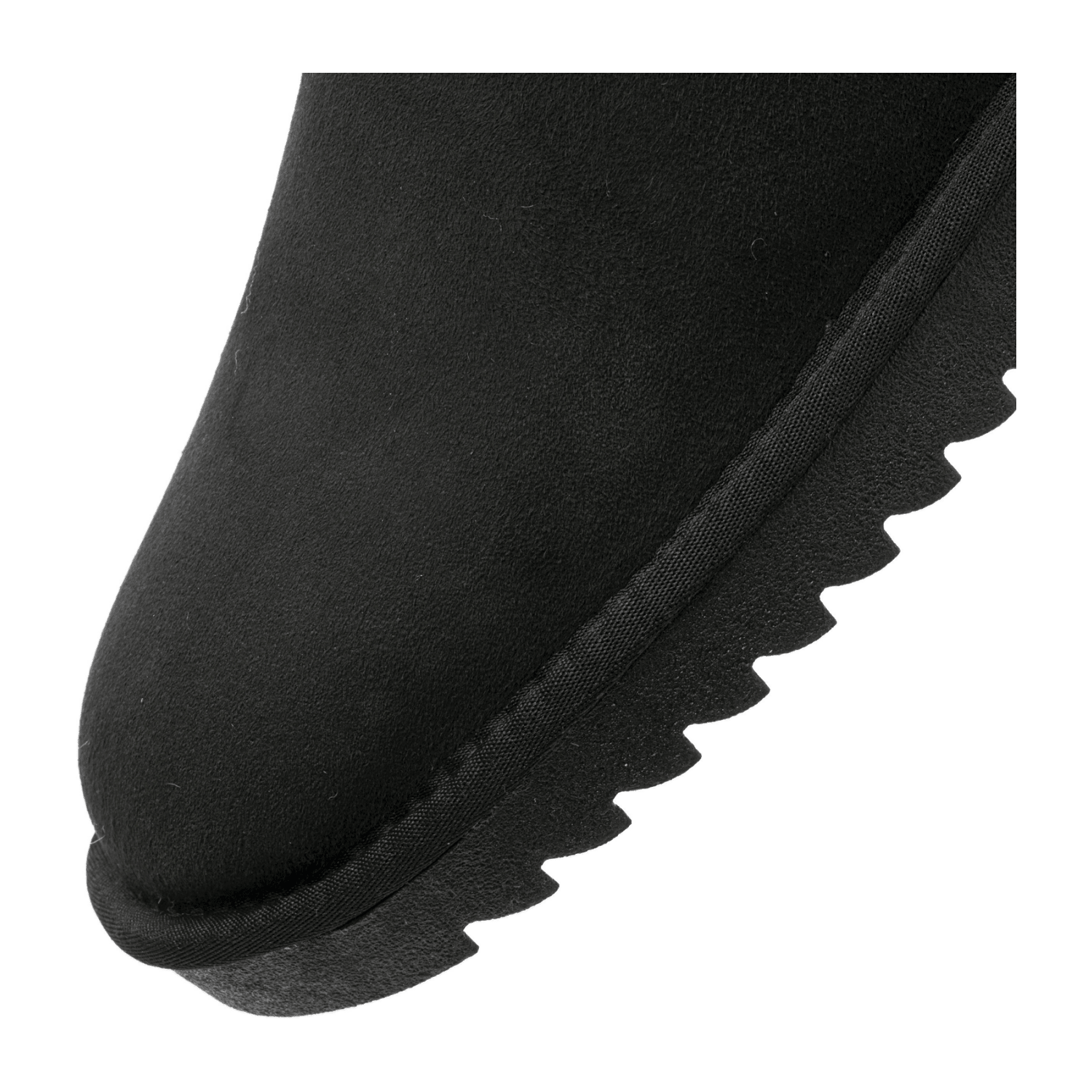 ARA Women's Alaska Bootie Faux Suede Pull-On Boots with Wool Lining Black Classic - Bartel-Shop