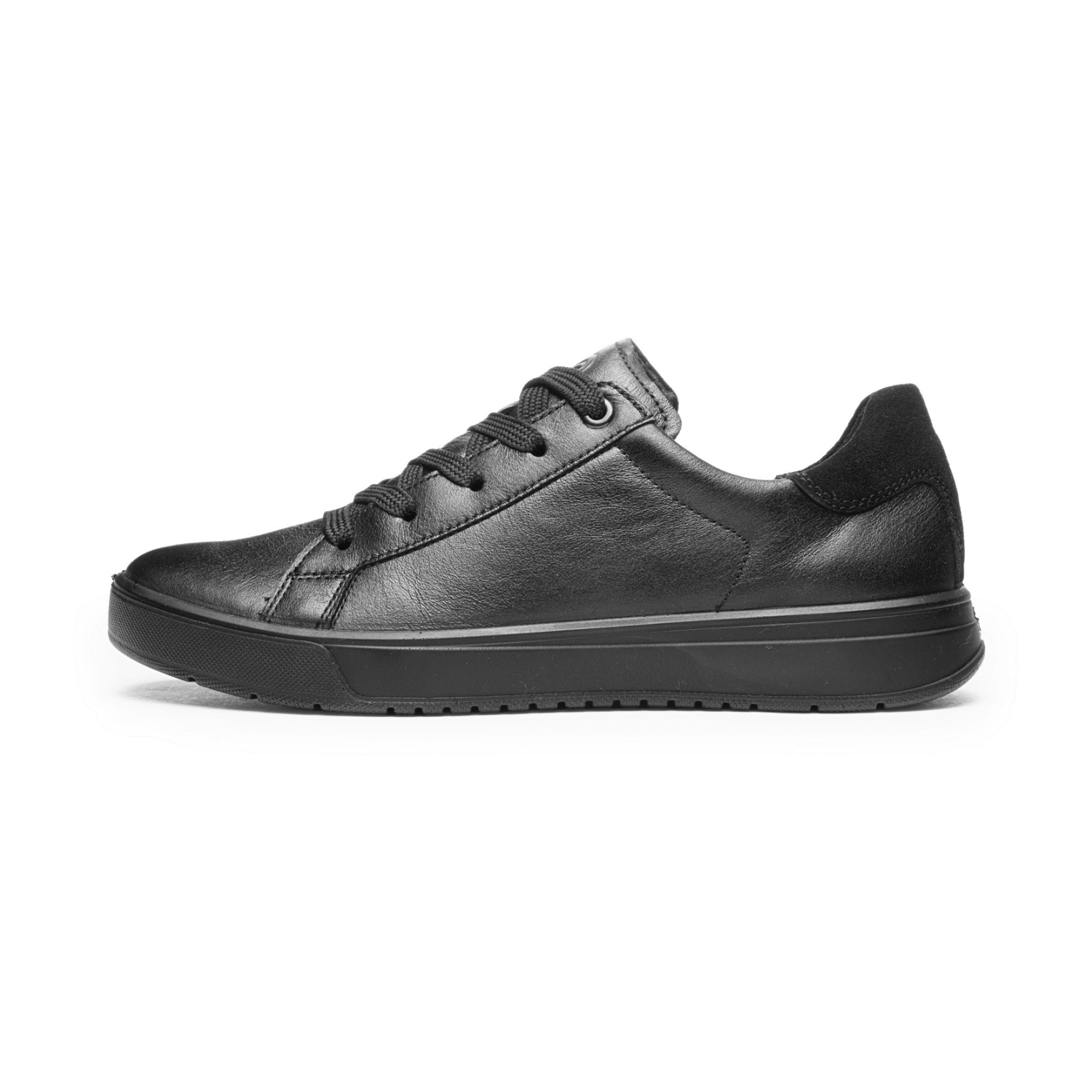 Ara ROM Women's Lace-Up Shoe Sporty Leather Oxfords Black