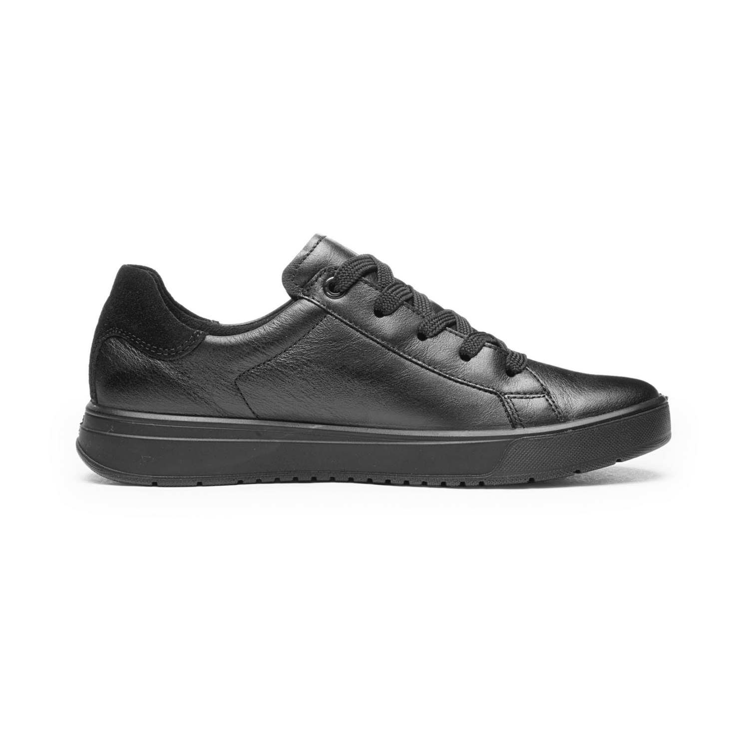 Ara ROM Women's Lace-Up Shoe Sporty Leather Oxfords Black