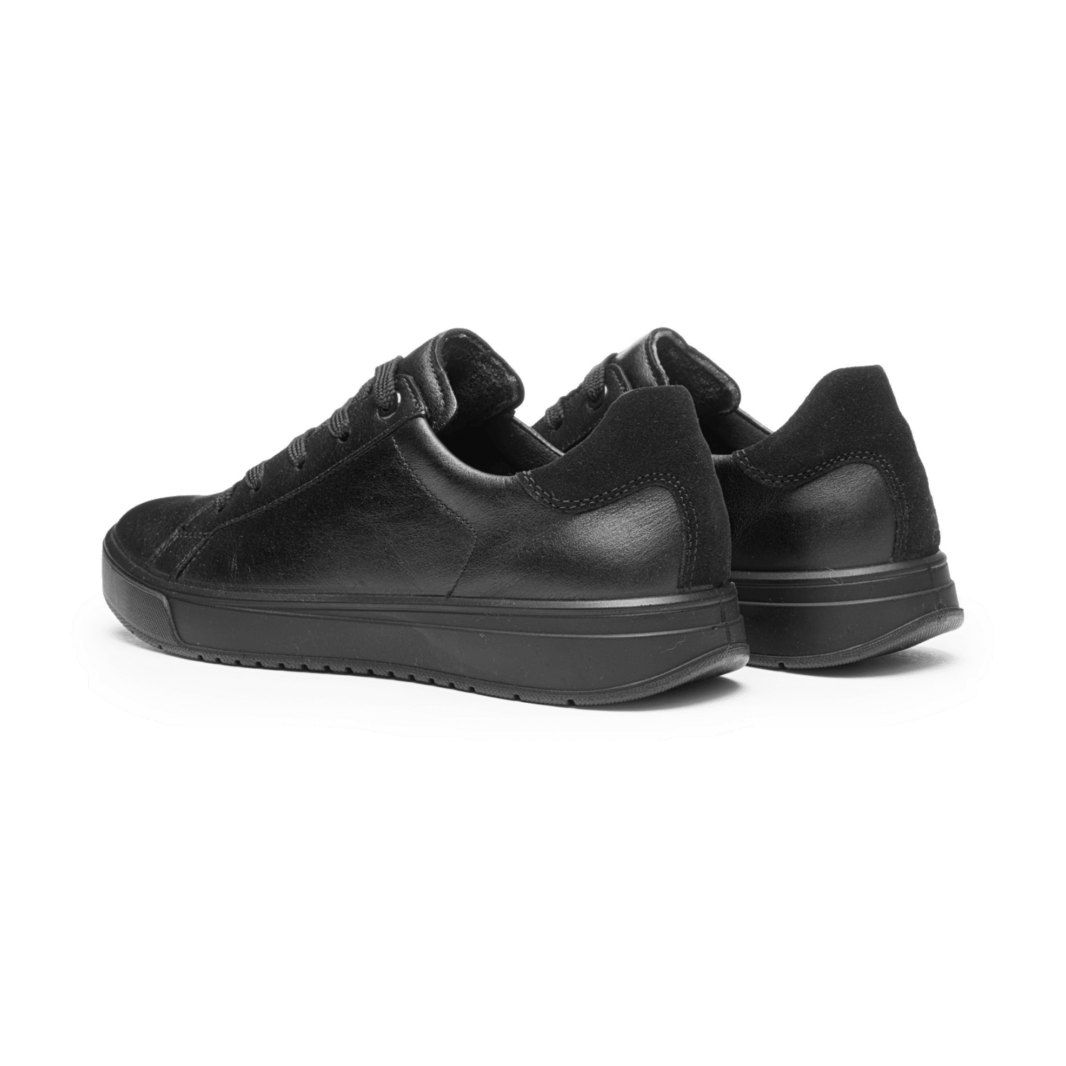 Ara ROM Women's Lace-Up Shoe Sporty Leather Oxfords Black