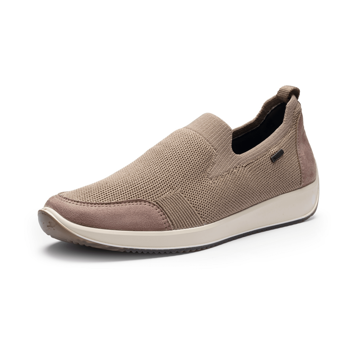 ARA LISBON Women's Boots Lace-Up Ankle Boots with Warm Lining in Beige Round Toe Polyurethane Sole - Bartel-Shop
