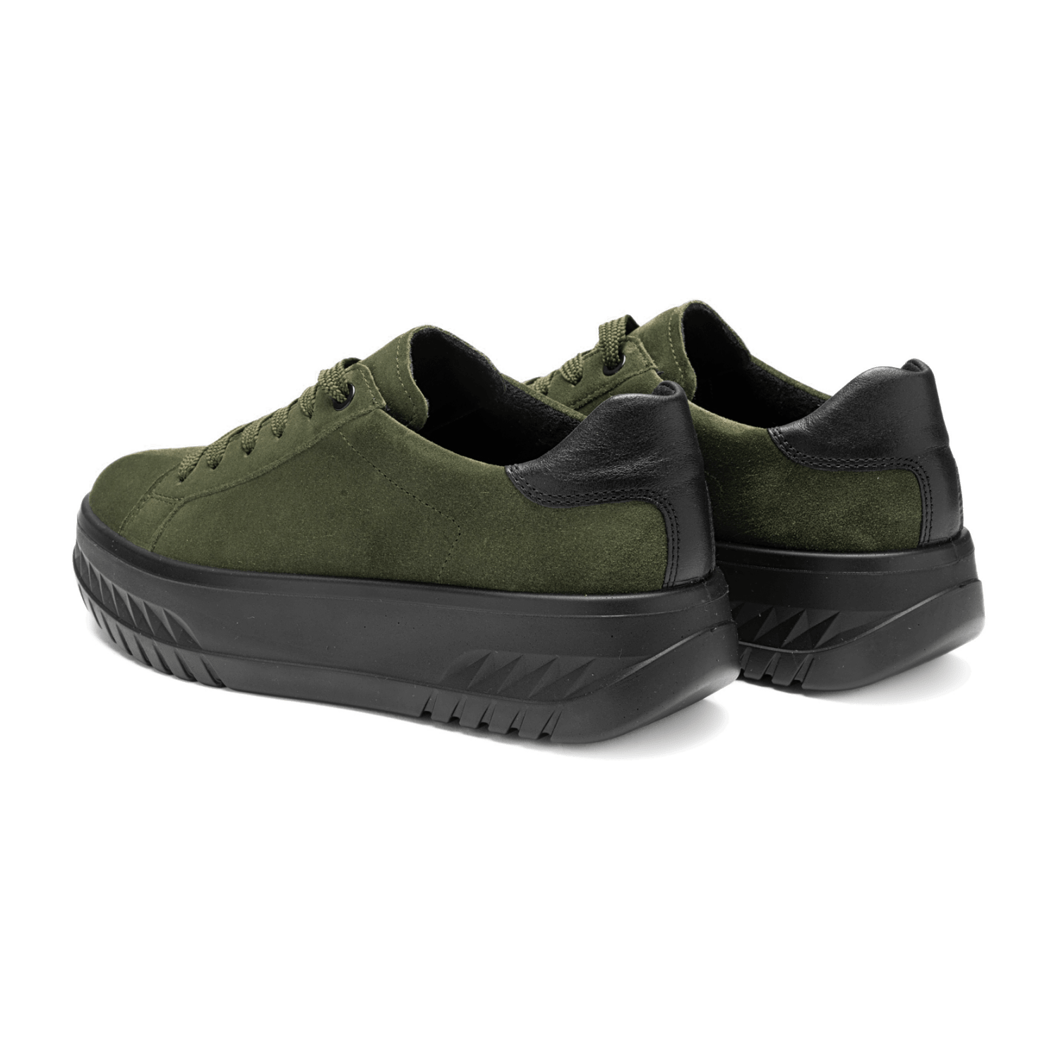 ARA Monaco Platform Shoes for Women in Green, Wide Fit (W) - Bartel-Shop