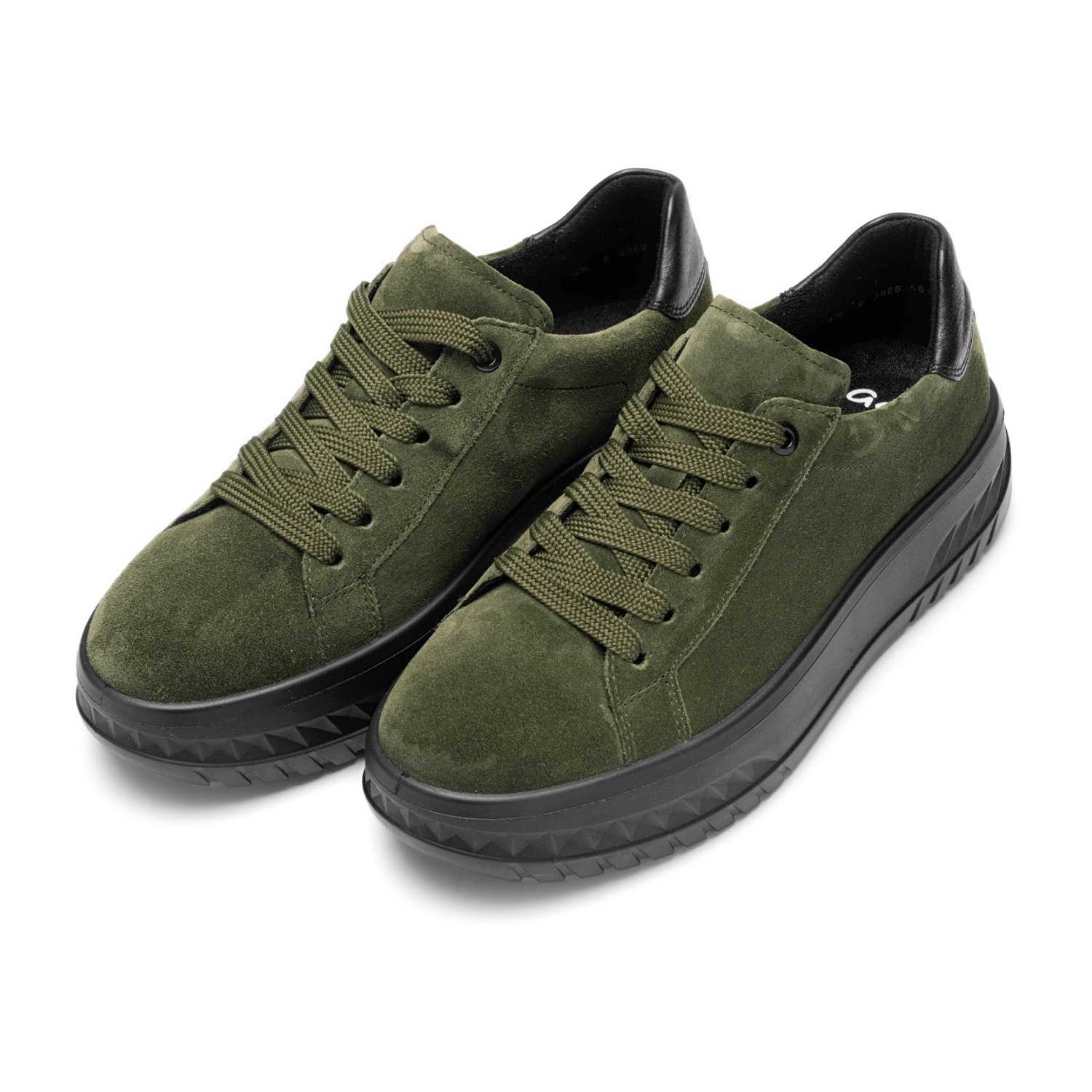 ARA Monaco Platform Shoes for Women in Green, Wide Fit (W) - Bartel-Shop
