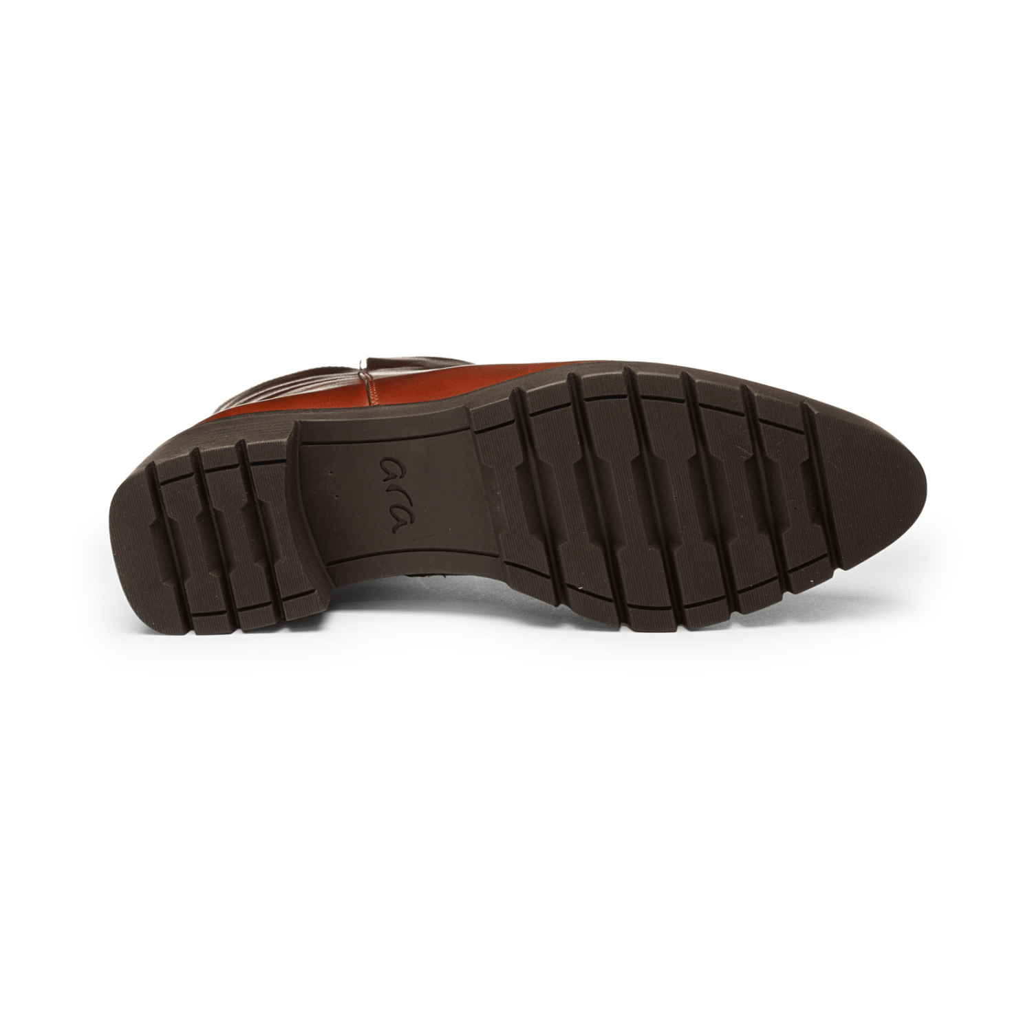 ARA Napoli Stiefelette für Damen aus Glattleder in braun mit Reißverschluss Klassischer Stil - Bartel-Shop