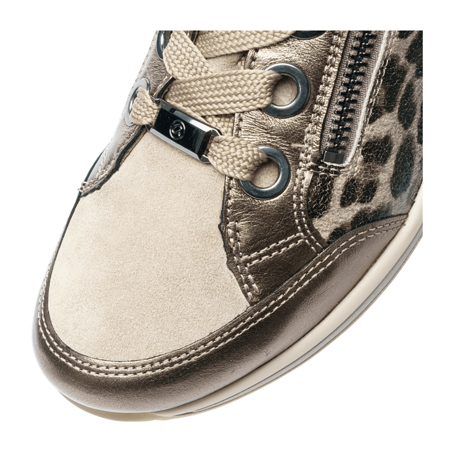 ARA Women's Animal Print Buckle Chelsea Boots in Suede - Bartel-Shop