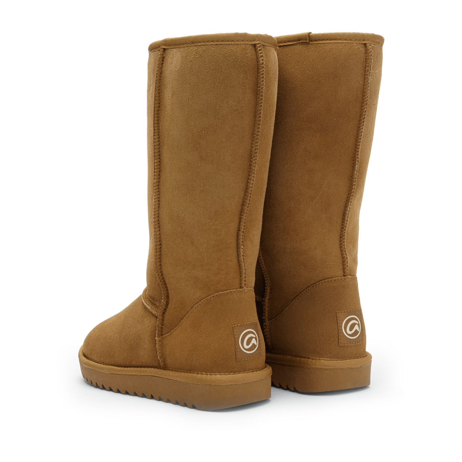 ARA Women's Alaska Suede-Look Bootie with Wool Lining, Pull-On Ankle Boot Classic Cognac - Bartel-Shop