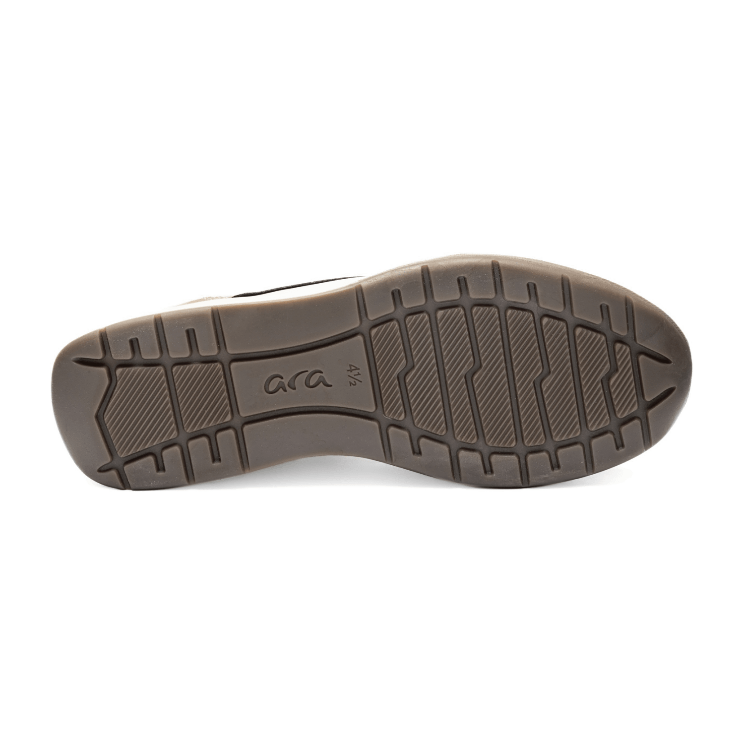 ARA Monza Women's Sneaker Slip-On in beige with lacing and leather lining
