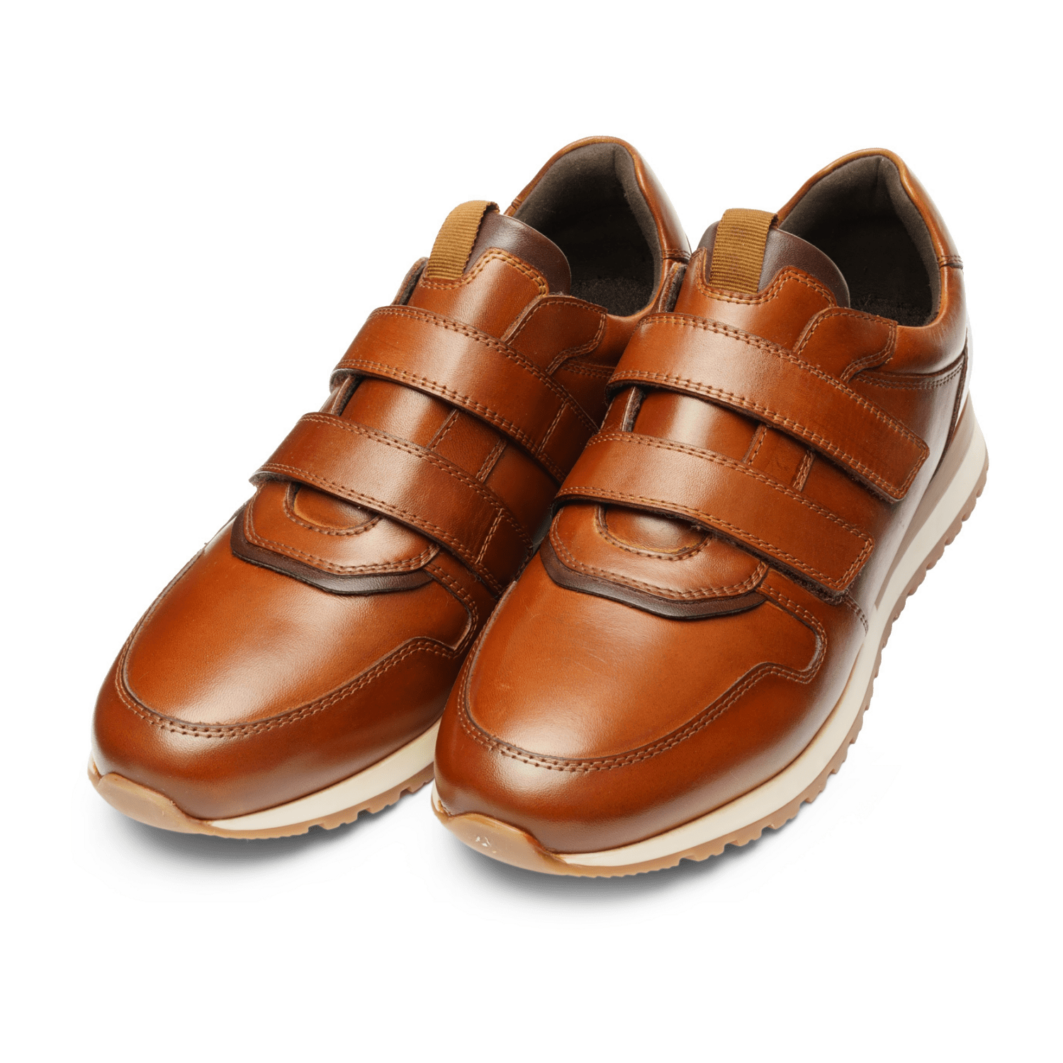 ARA Gino Men's Cognac Brown Derby Shoes - Bartel-Shop