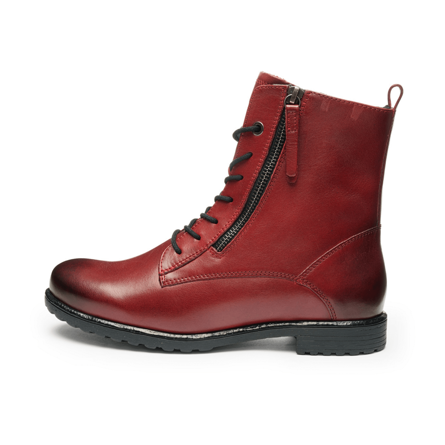 ARA Liverpool Women's Ankle Boots in Brown with Zipper, Synthetic Upper and Faux Fur Lining - Bartel-Shop