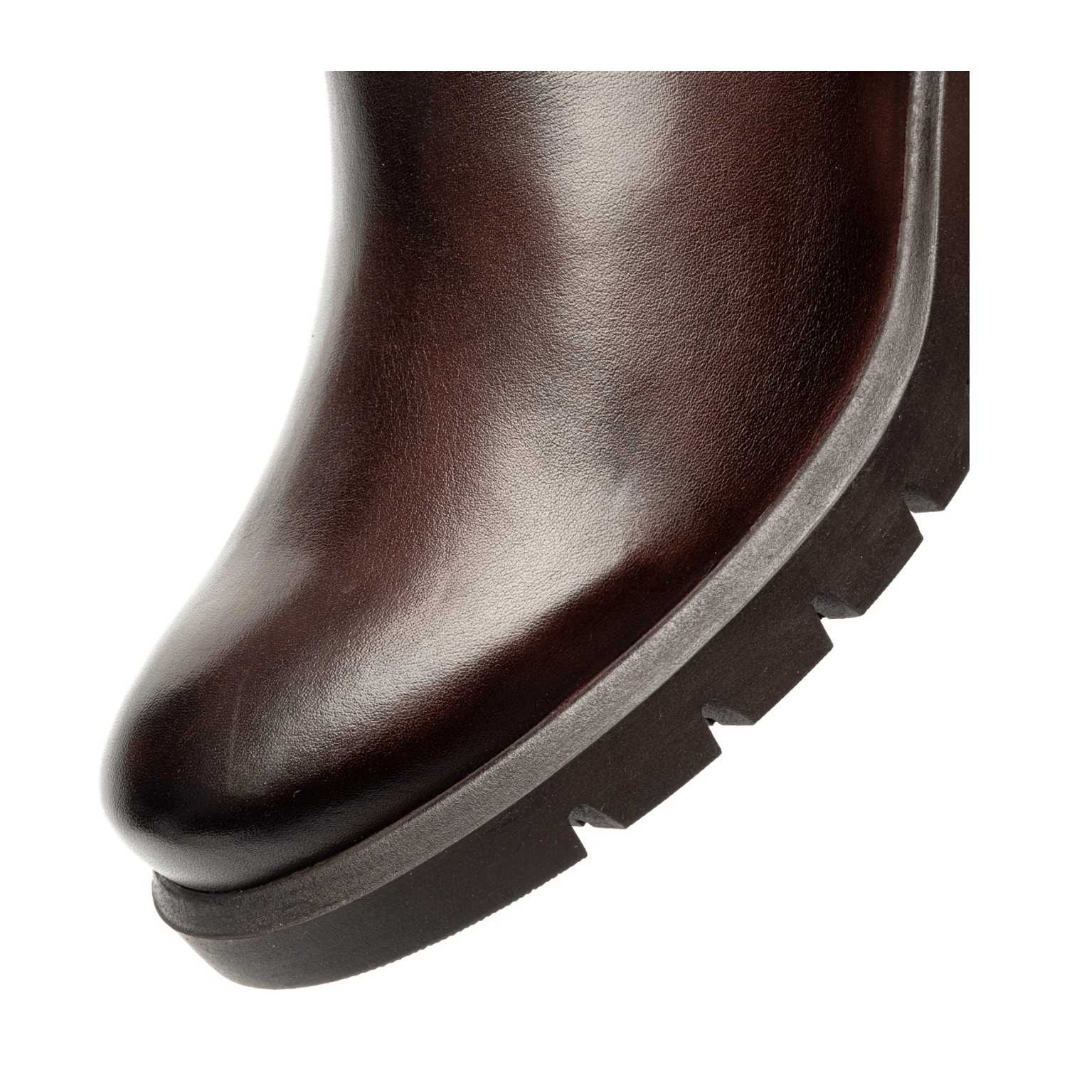 ARA Como Women's Ankle Boots in Brown Smooth Leather with Zipper and Round Toe - Classic Boots with Polyurethane Sole - Bartel-Shop