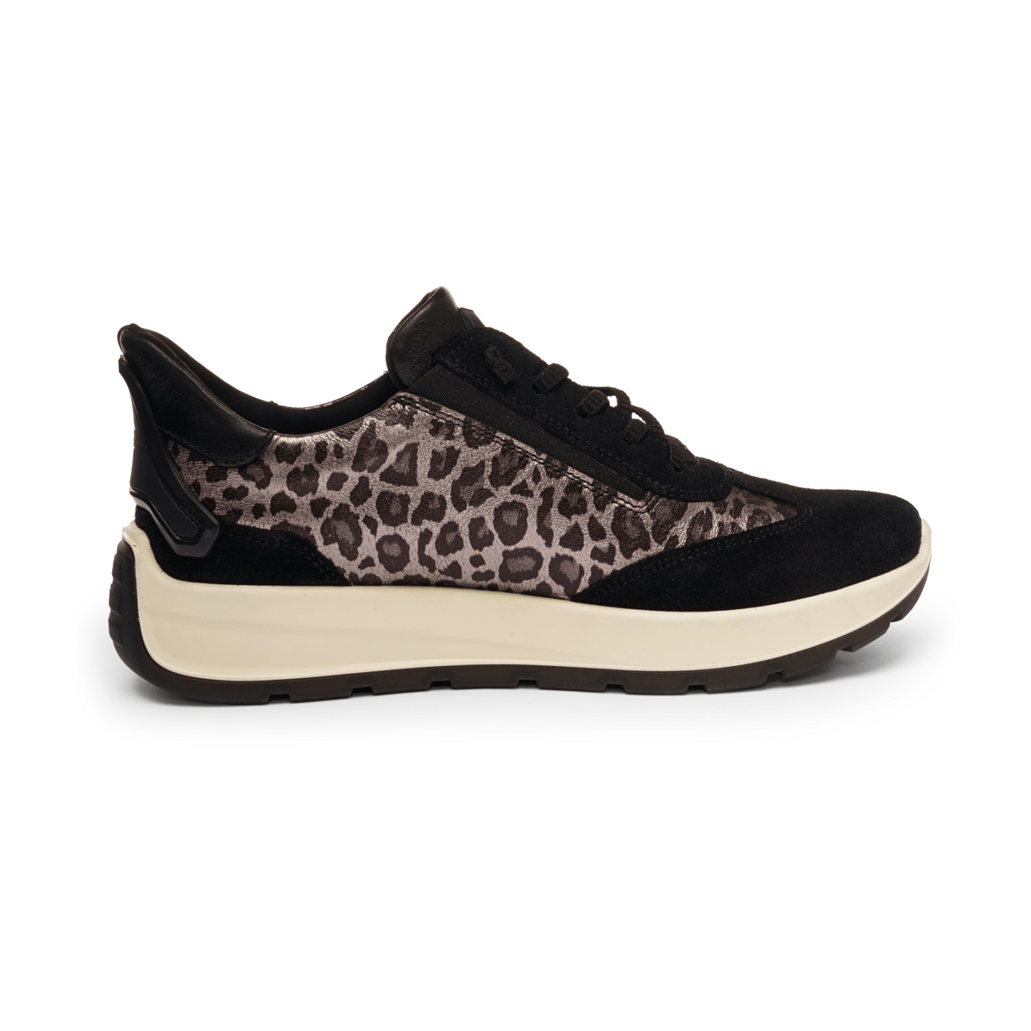 Ara NEW YORK NE Women's Sneakers Athletic Lace-Up Black Leather - Bartel-Shop