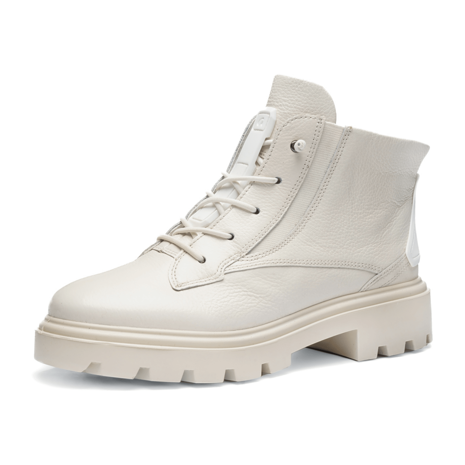 ARA Manchester Women's Ankle Boots Lace-Up Boots in White with Rubber Sole - Bartel-Shop