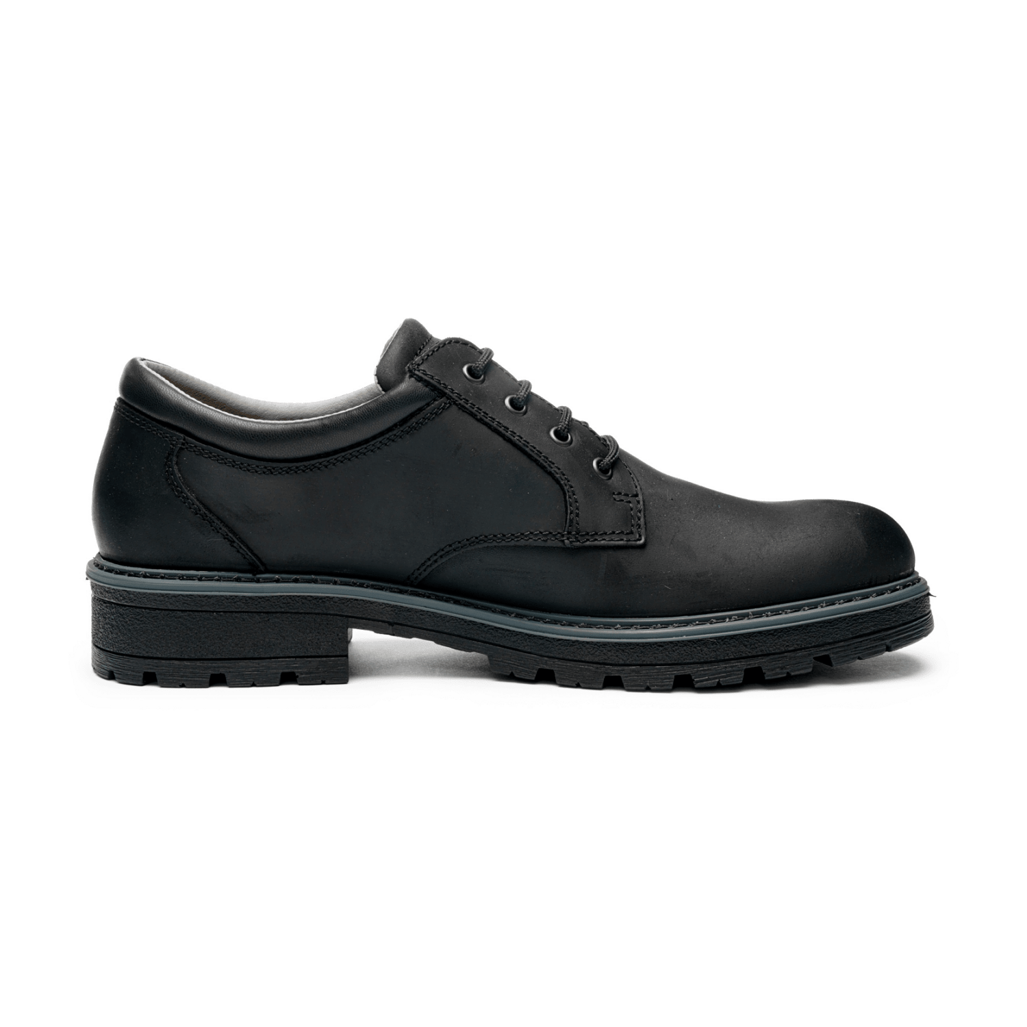 ARA Frederick Men's Round-Toe Lace-Up Shoes in Black - Bartel-Shop