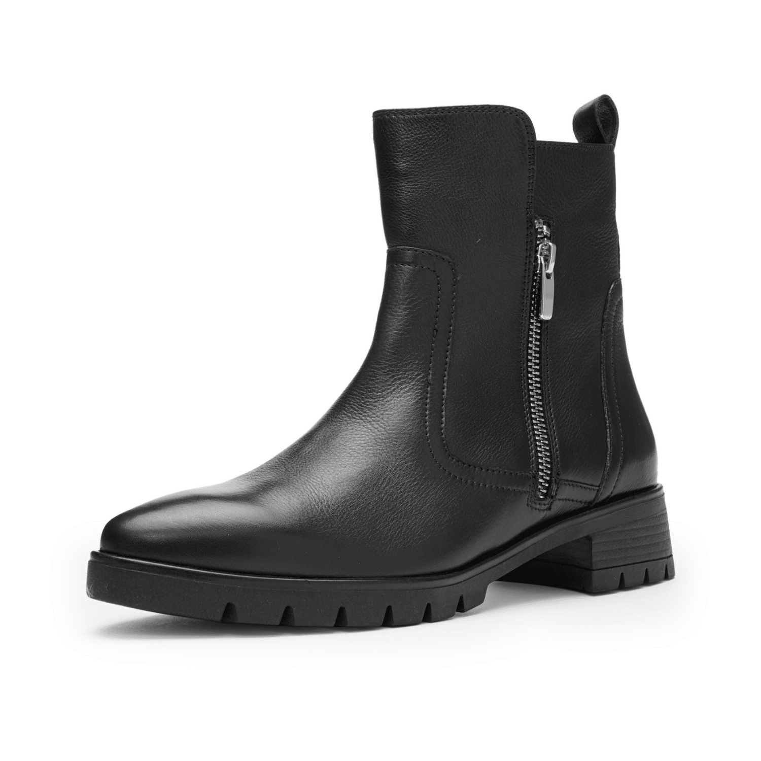 ARA Napoli Women's Black Ankle Boots with Lace-Up Detail and Warm Lining - Bartel-Shop