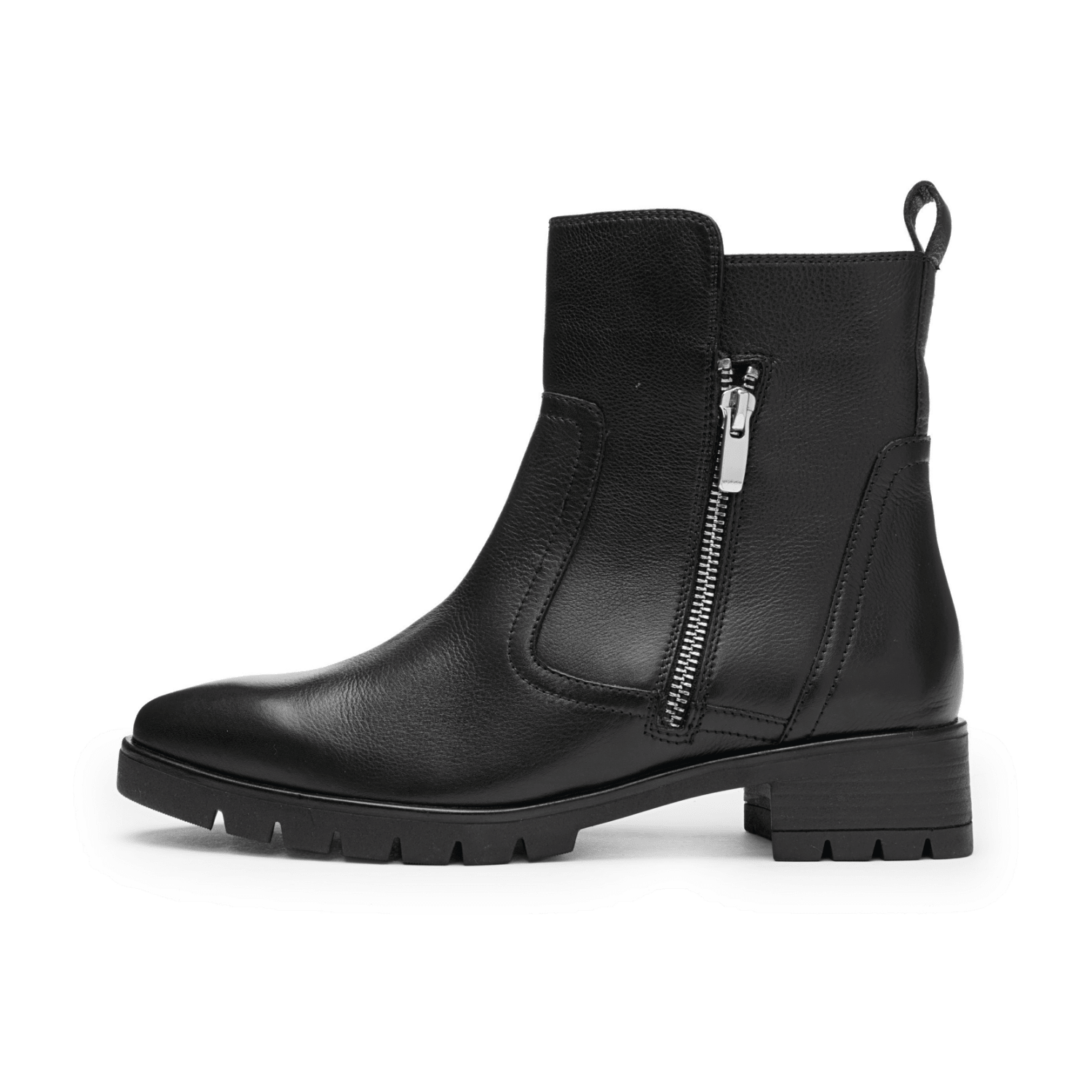 ARA Napoli Women's Black Ankle Boots with Lace-Up Detail and Warm Lining - Bartel-Shop