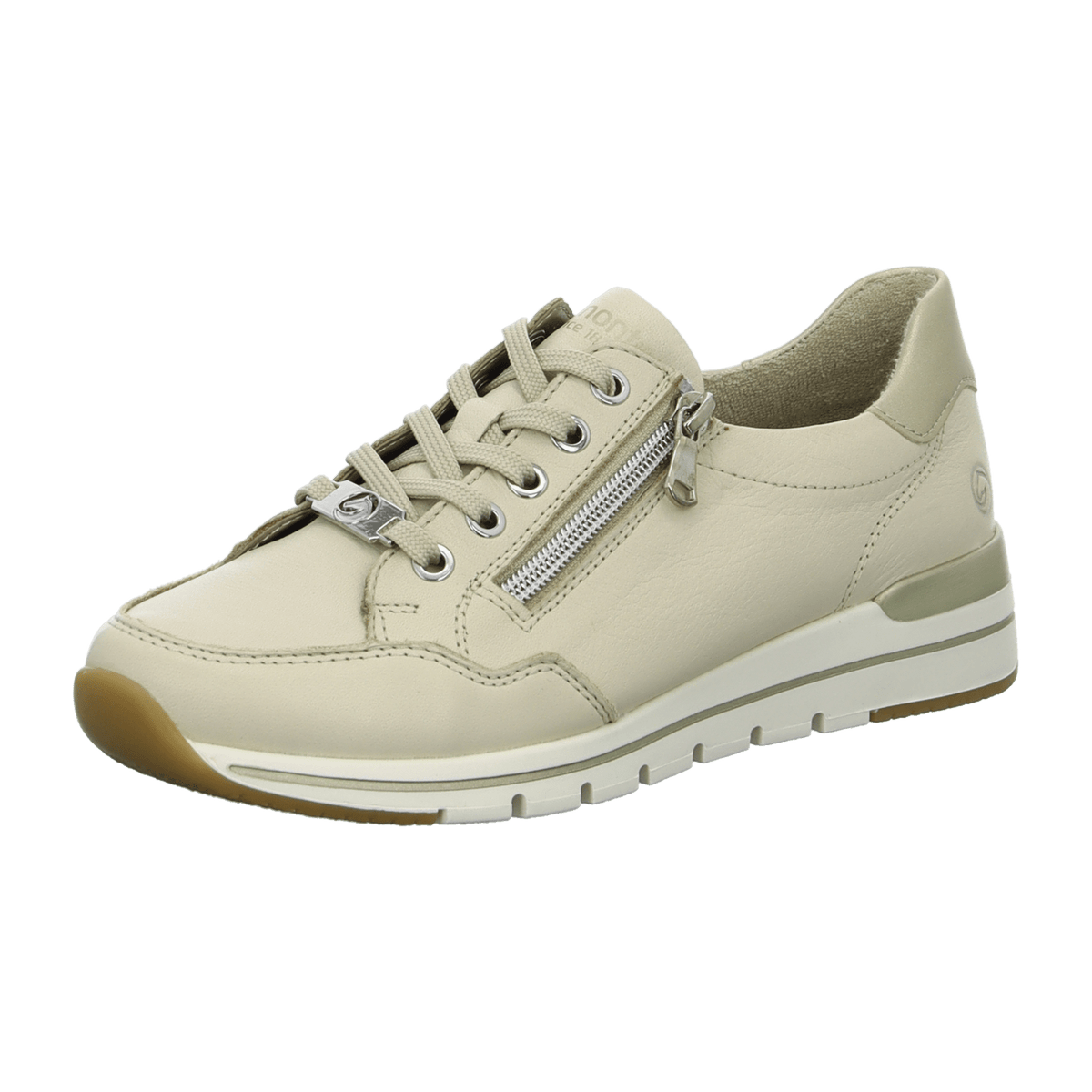 Remonte R6716 Women's Low-Top Sneakers Beige