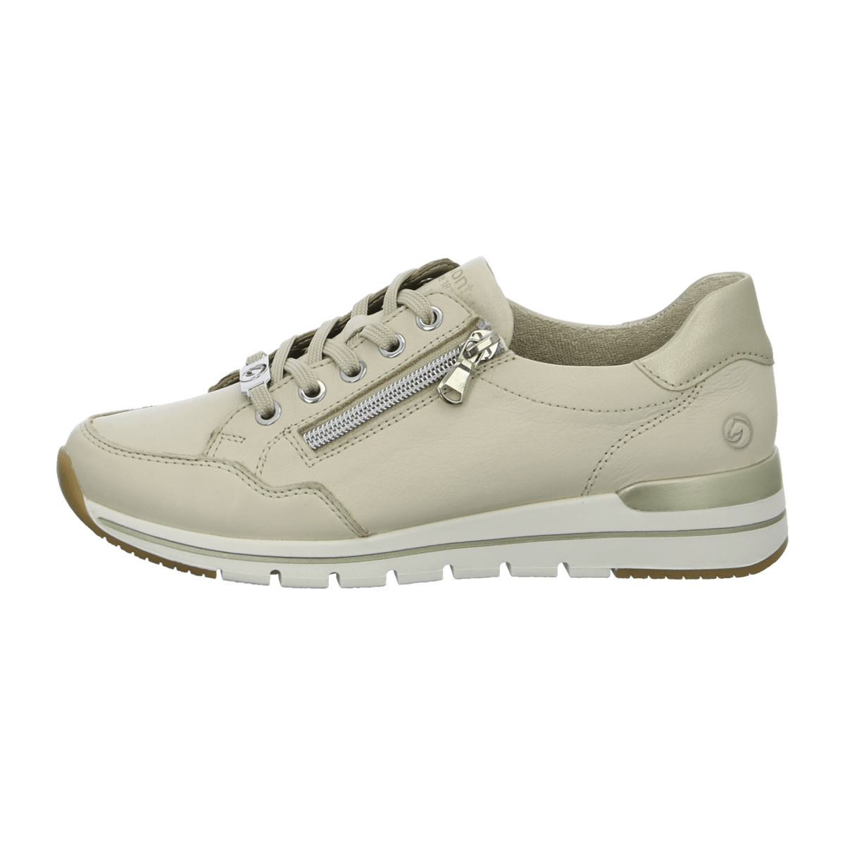 Remonte R6716 Women's Low-Top Sneakers Beige