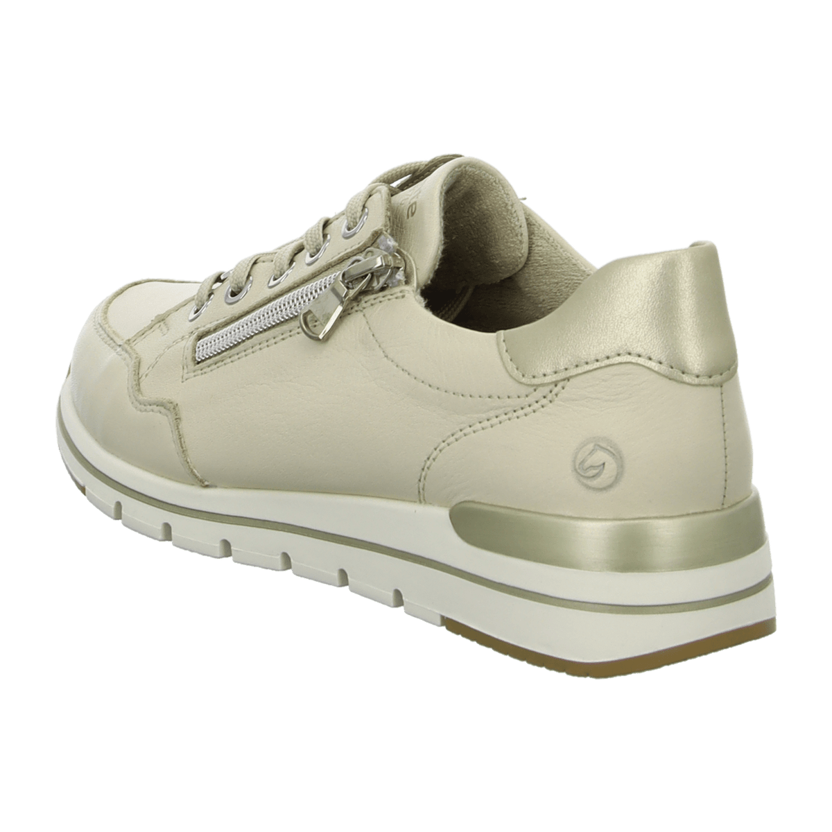 Remonte R6716 Women's Low-Top Sneakers Beige