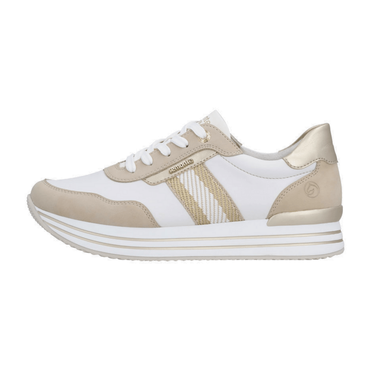 Remonte Women's White Slip-On Shoes