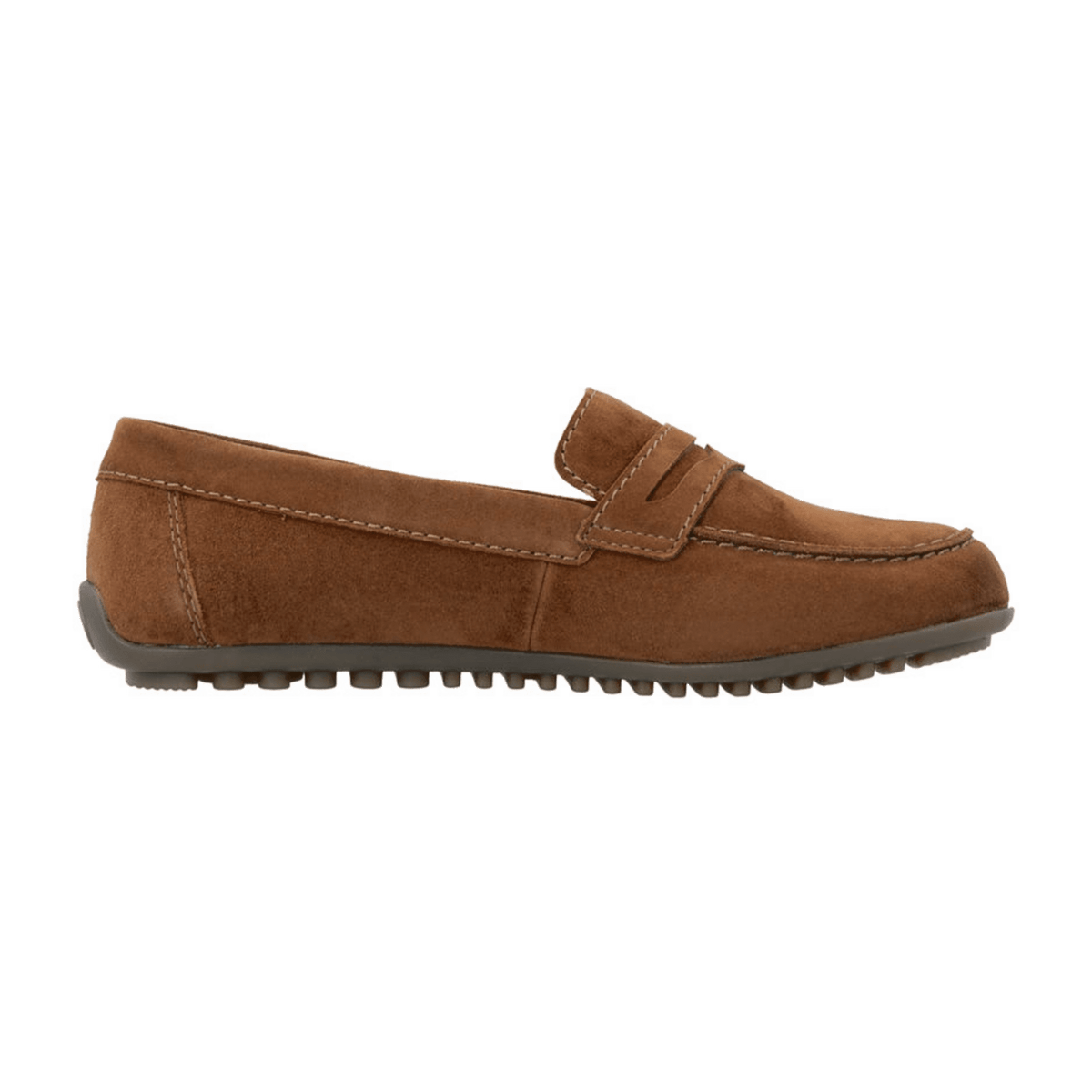 Remonte Women's Leather Loafers Brown - Moccasins with Non-Slip Sole