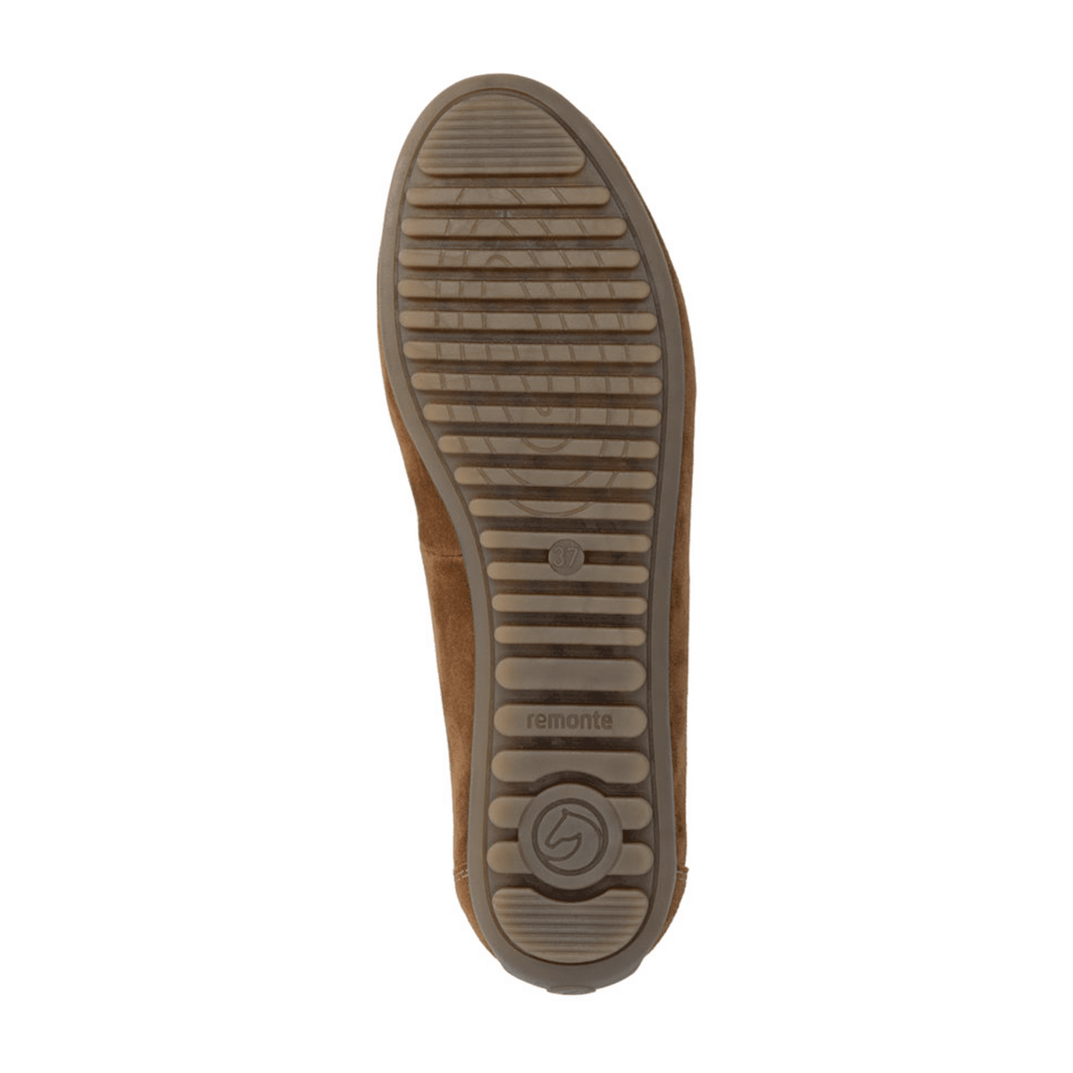 Remonte Women's Leather Loafers Brown - Moccasins with Non-Slip Sole