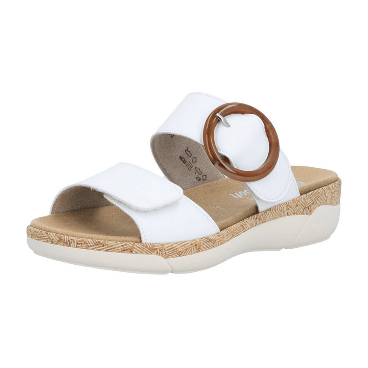 Remonte Women's White Sandals