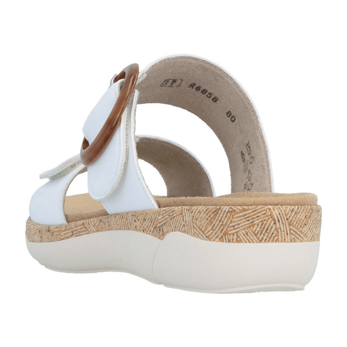 Remonte Women's White Sandals